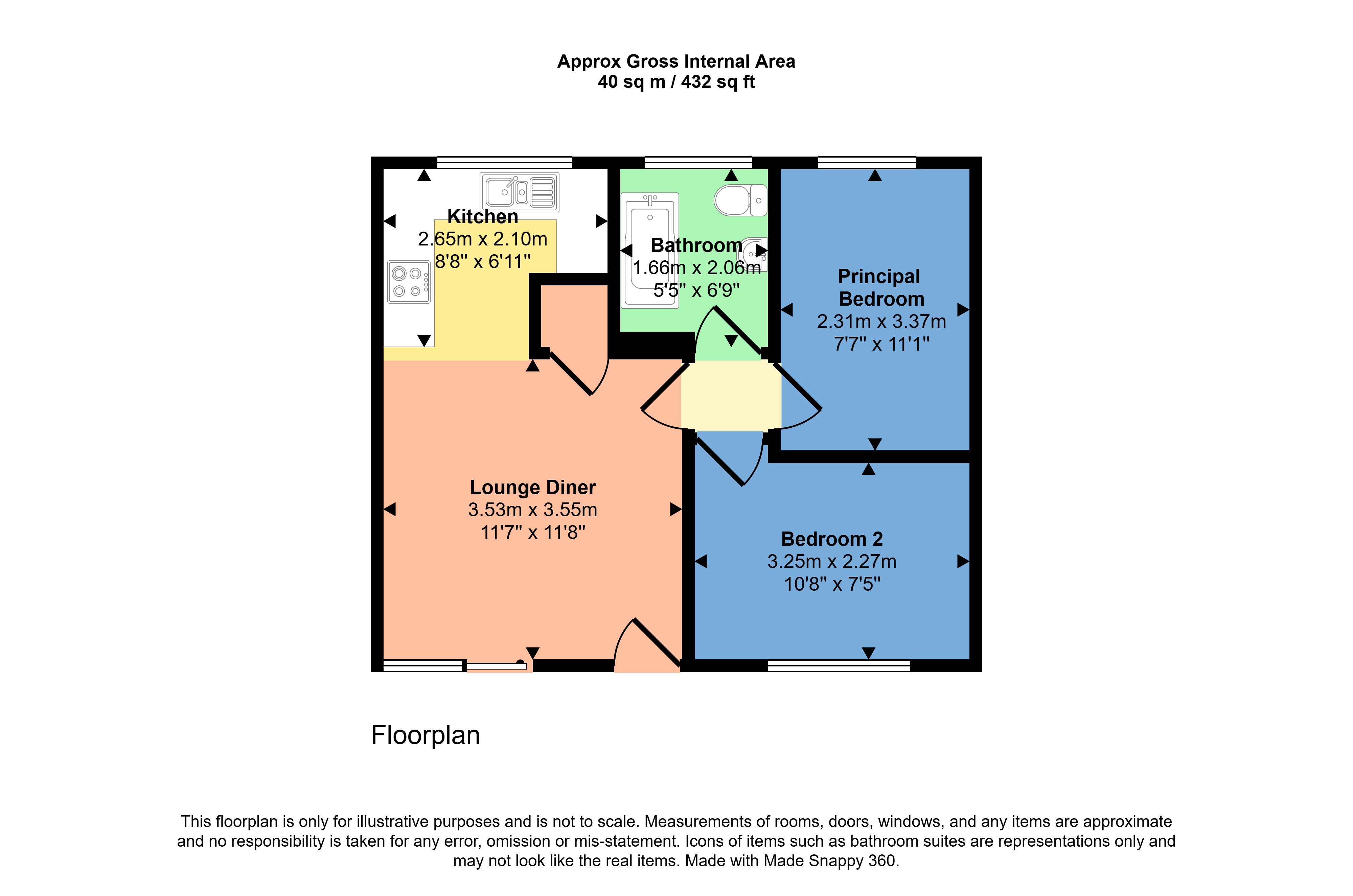 18, Widemouth Bay, Cornwall floorplan