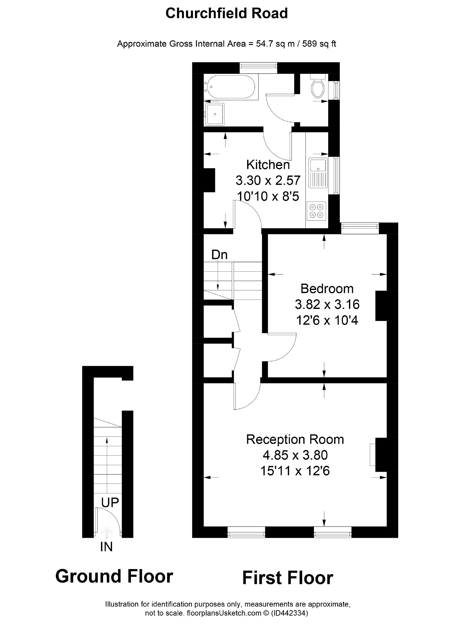 1 Bedrooms Flat to rent in Churchfield Road, London W3