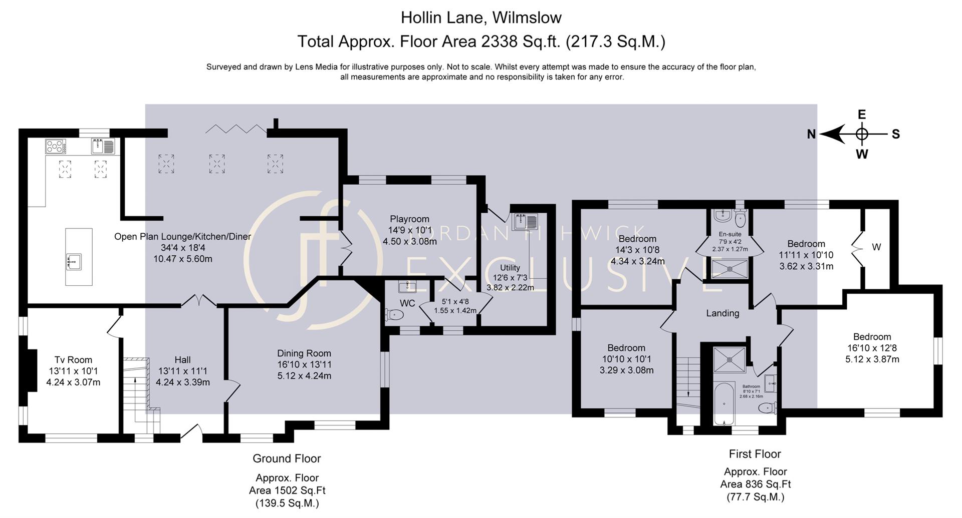 Fortingall, 88, Hollin Lane, Wilmslow floorplan