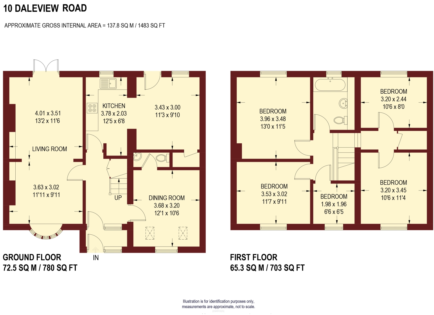 10, Daleview Road, Sheffield floorplan