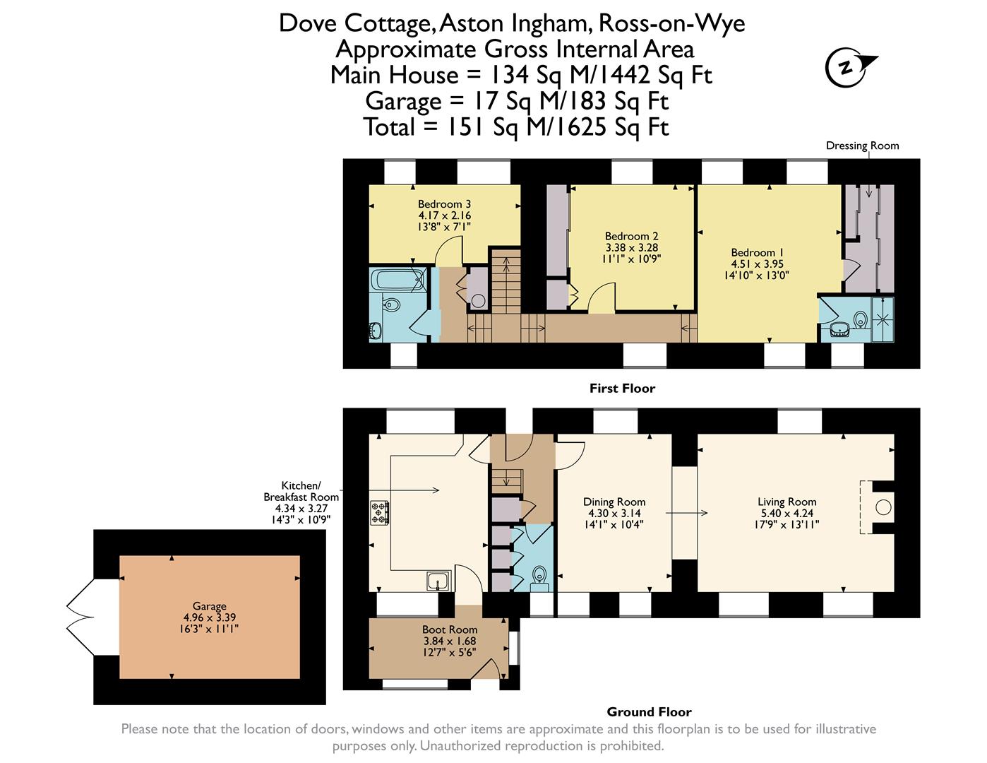 Dove Cottage, Aston Ingham, Ross-On-Wye floorplan