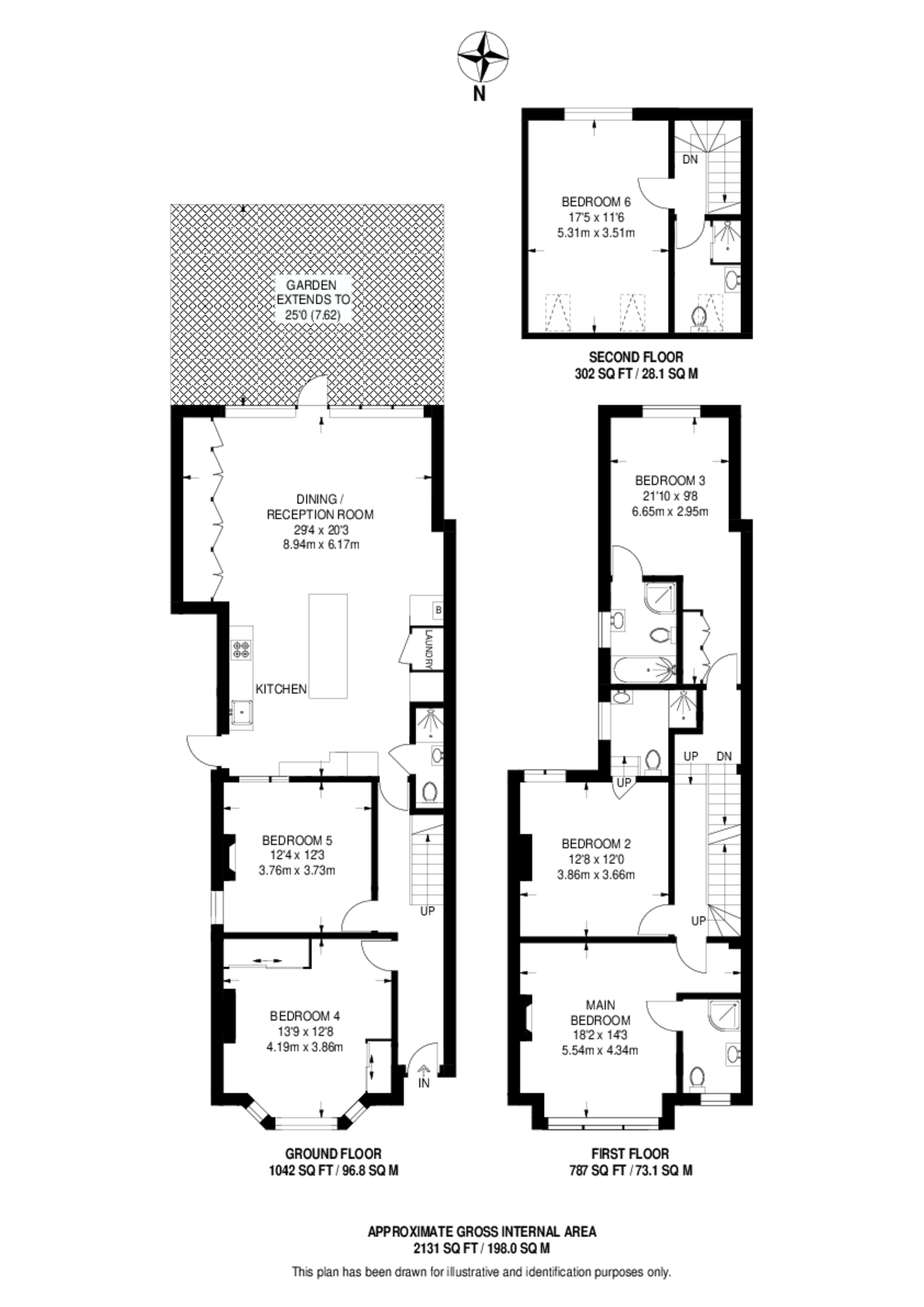 Warwick Road, Ealing floorplan