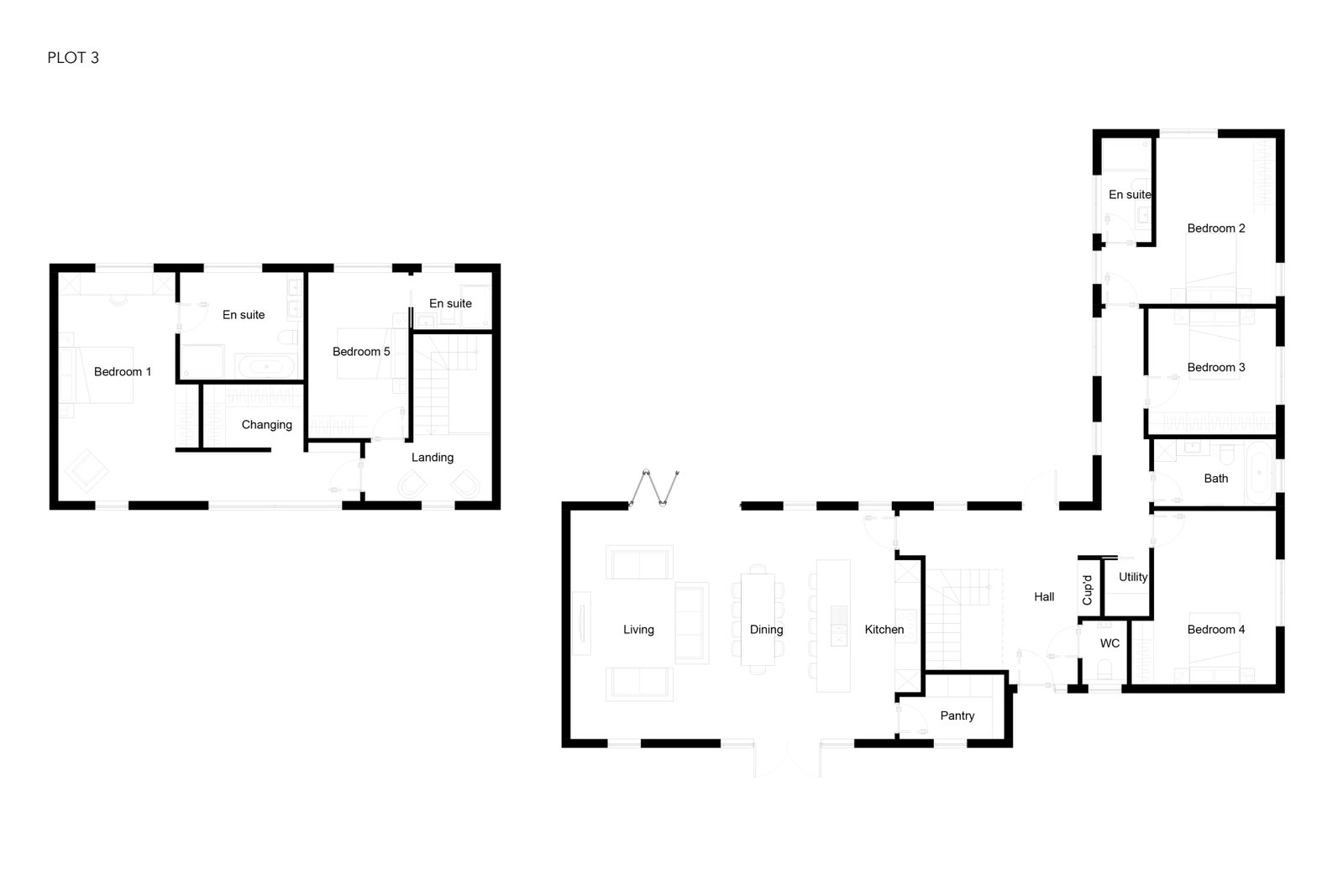 Plot 3 - Meadow View, Norwood Hill Road, Charlwood floorplan