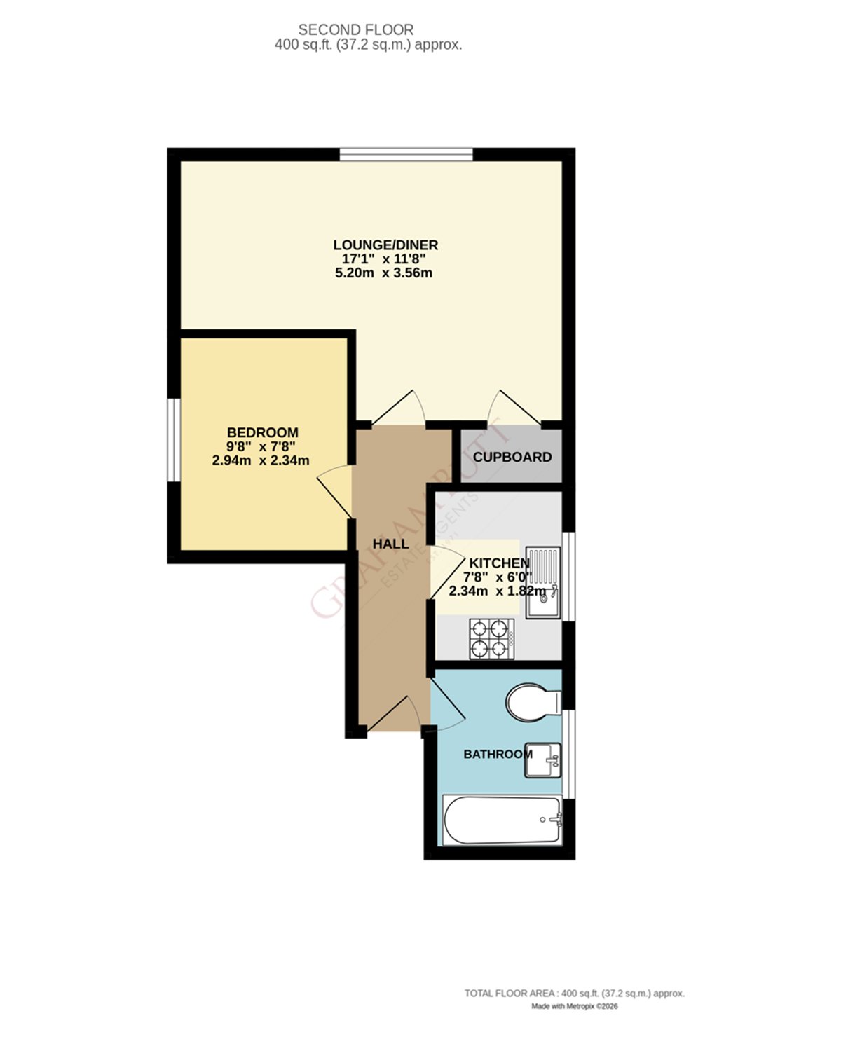 Flat 8, The Pines, 34, Sussex Street, West Sussex floorplan