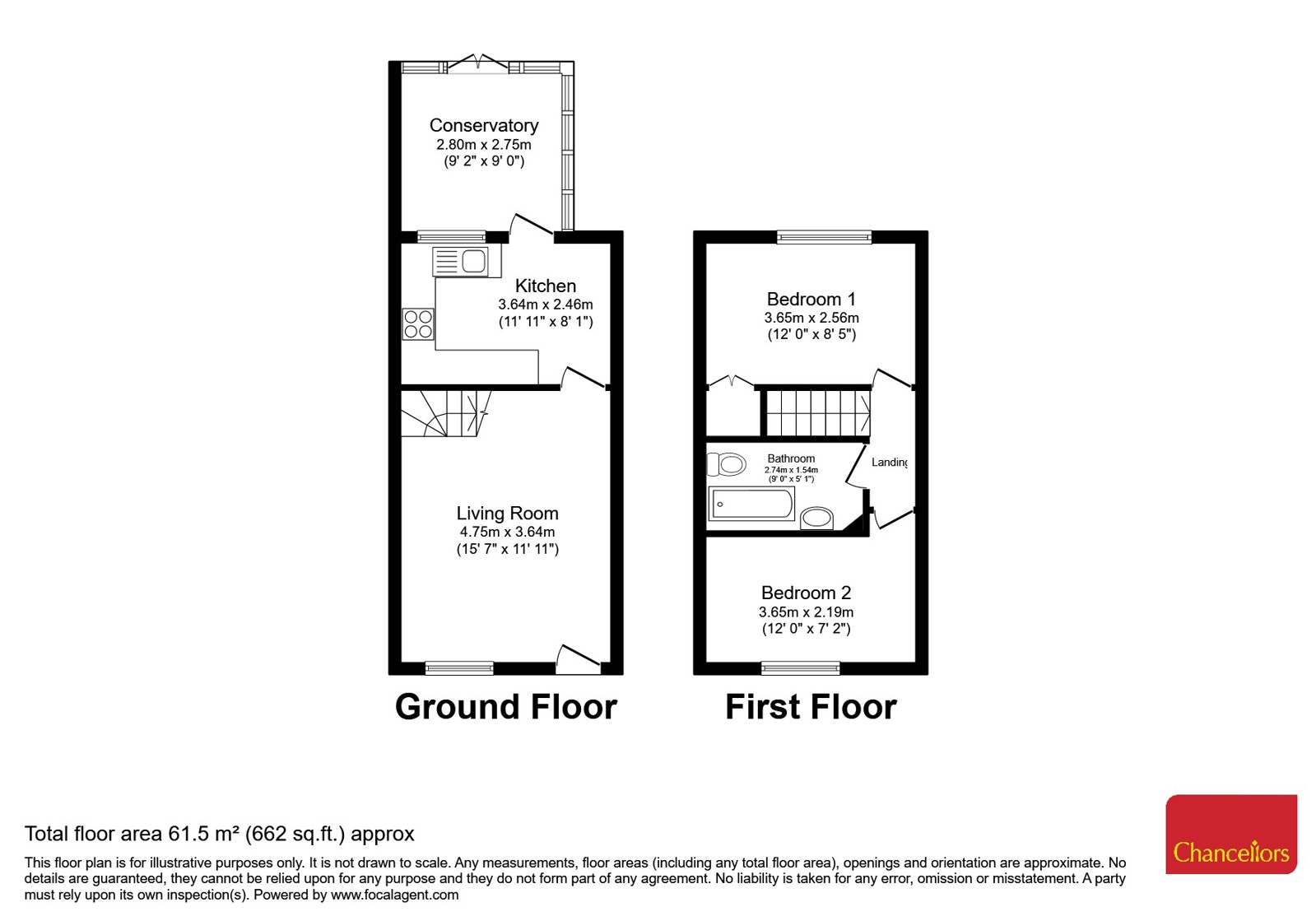 45, Lakefield Road, Oxfordshire floorplan