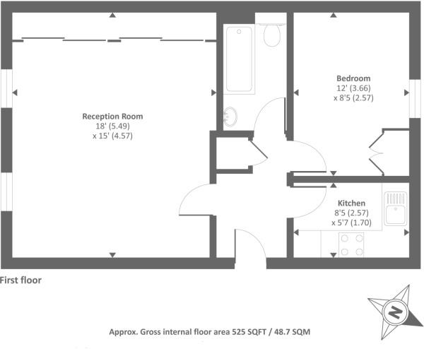 Pembroke Road, Kensington floorplan