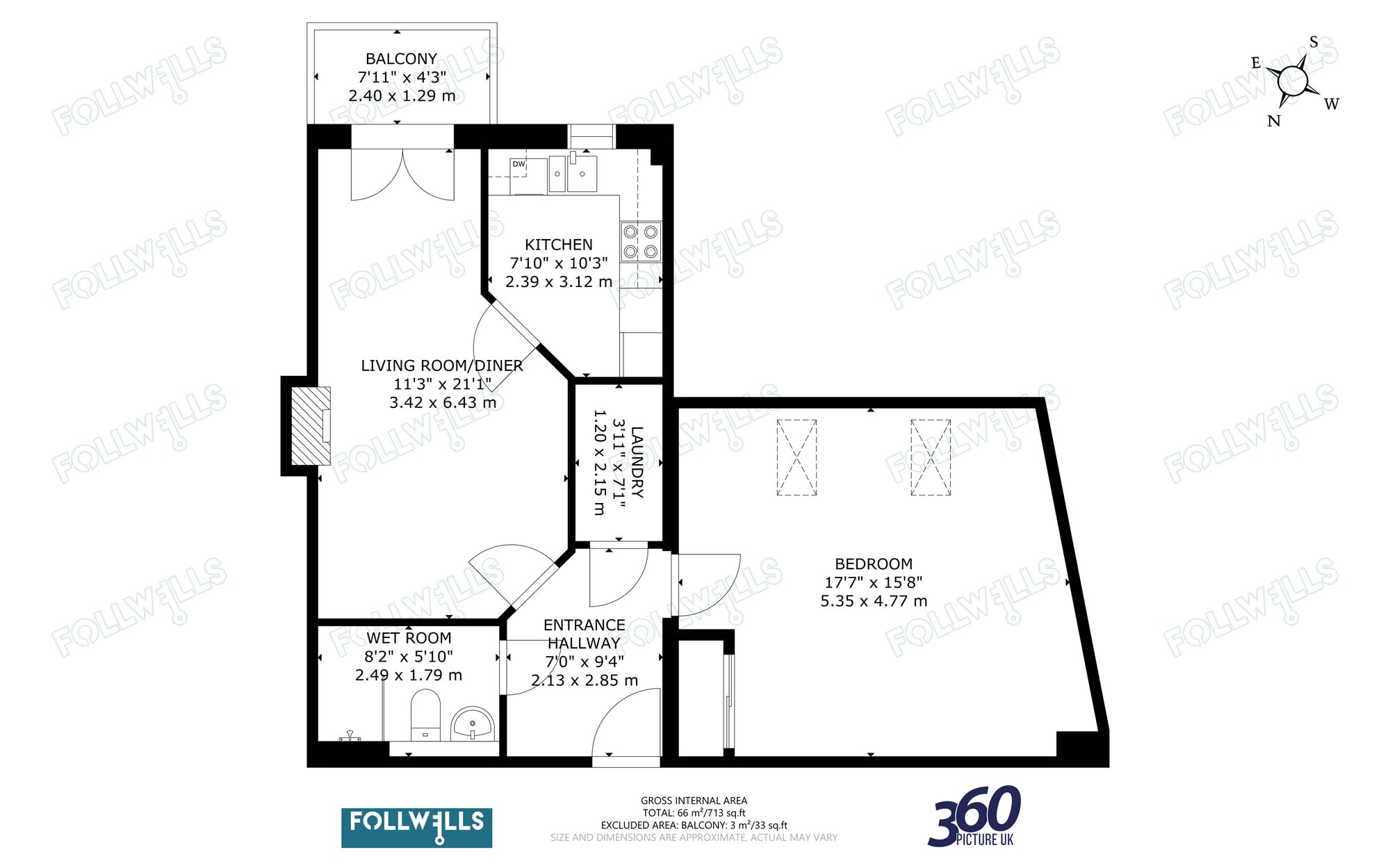 Apt 58, Adlington House High Street, Newcastle floorplan