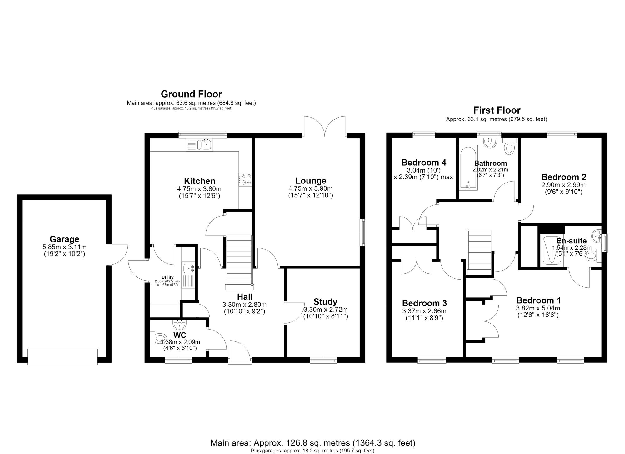79 Morello Chase, Ely floorplan