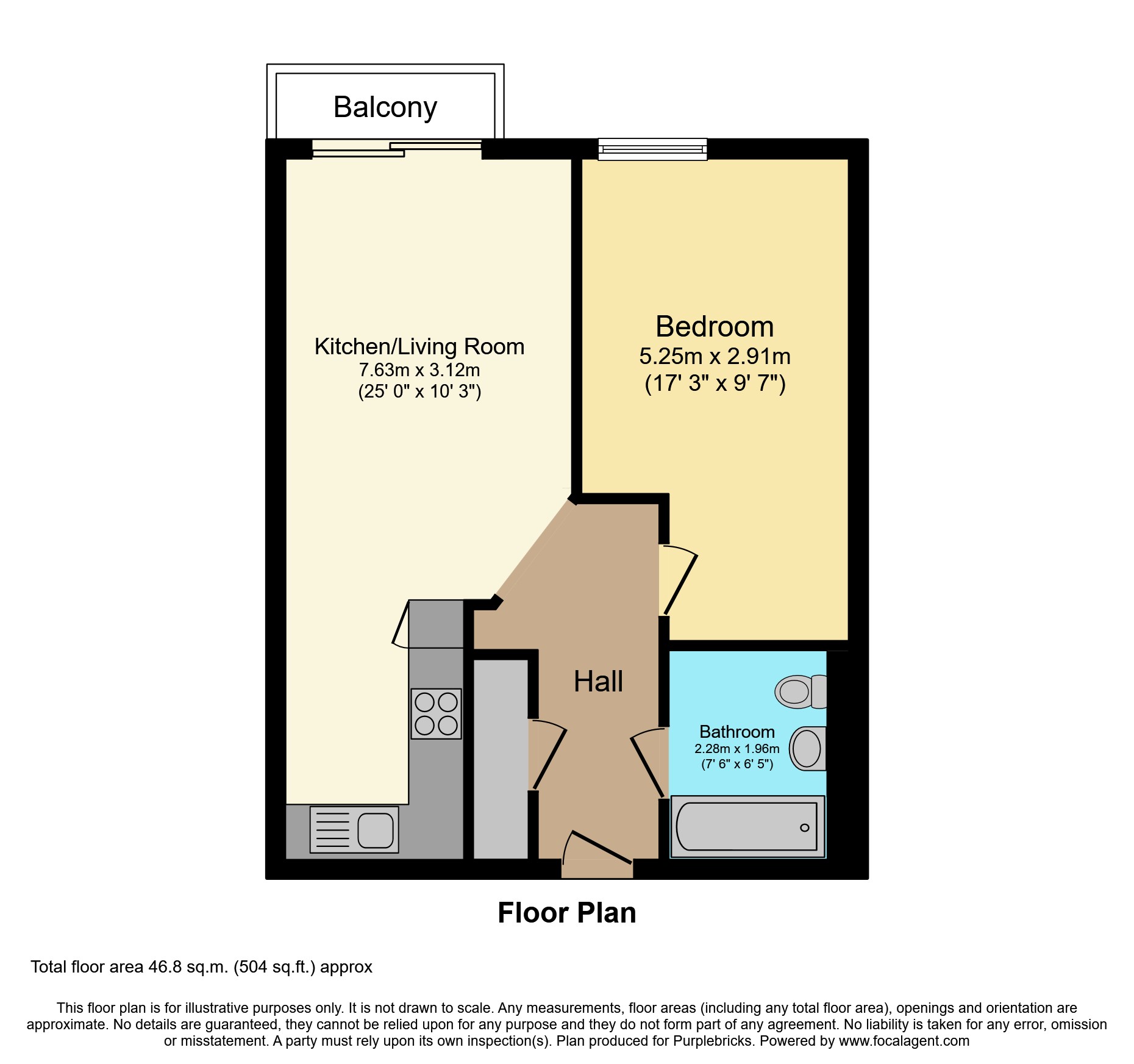 Flat 127, 321 Ordsall Lane, Salford floorplan