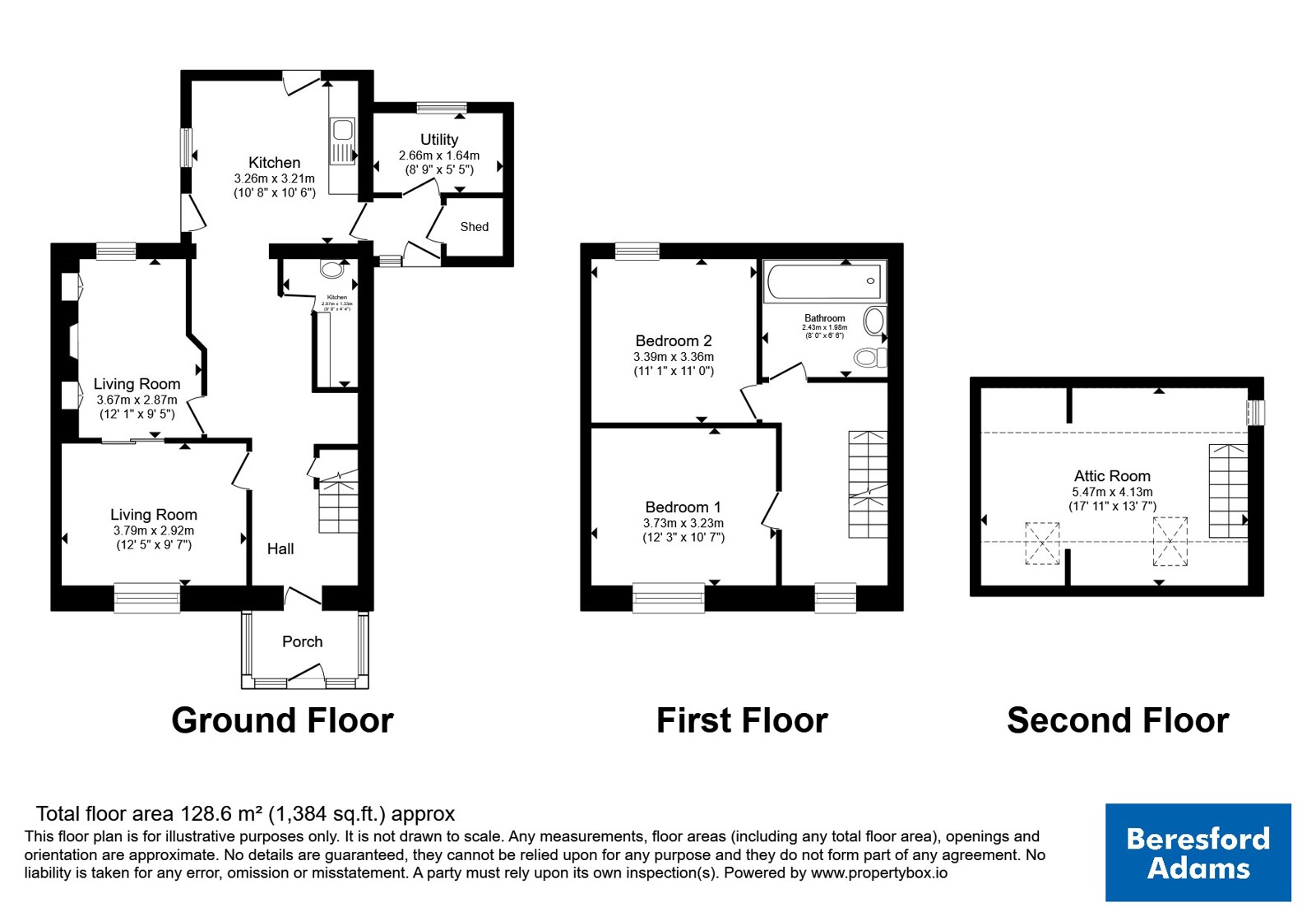 12, Bryn Bowydd, Gwynedd floorplan