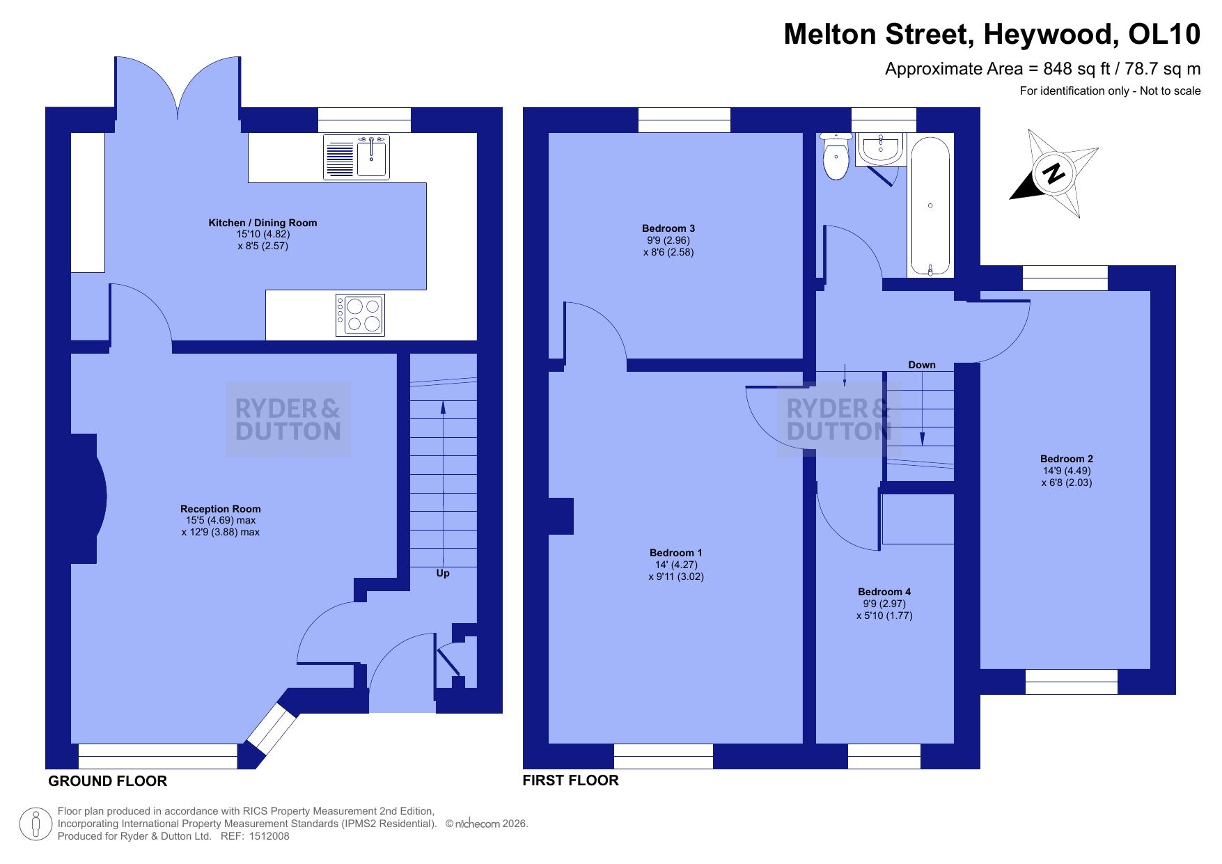 Melton Street, Greater Manchester floorplan