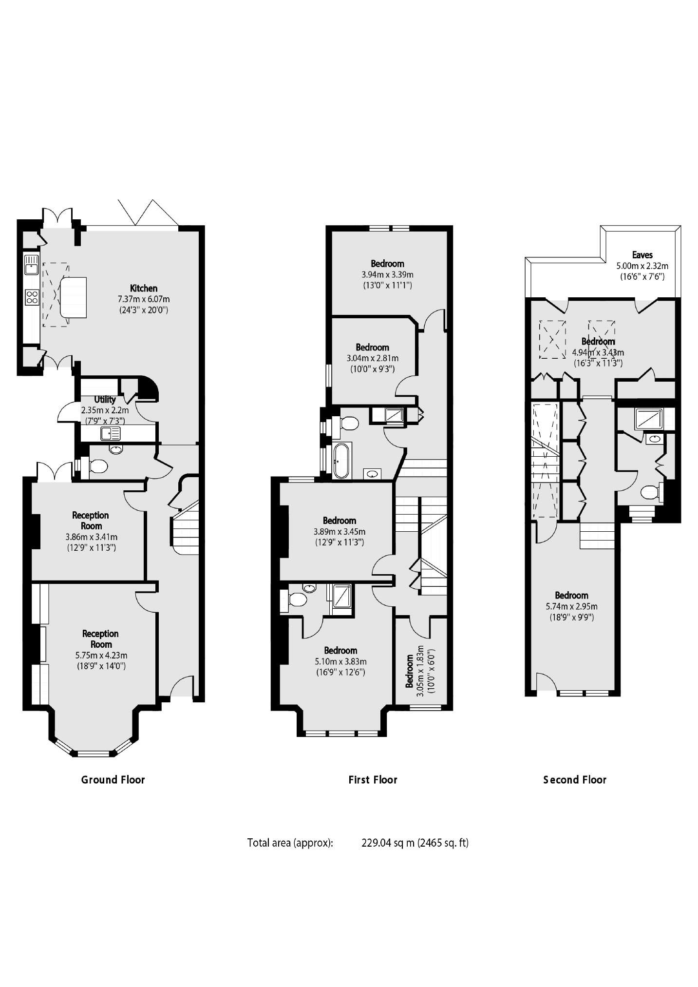 23, Cranhurst Road, London floorplan