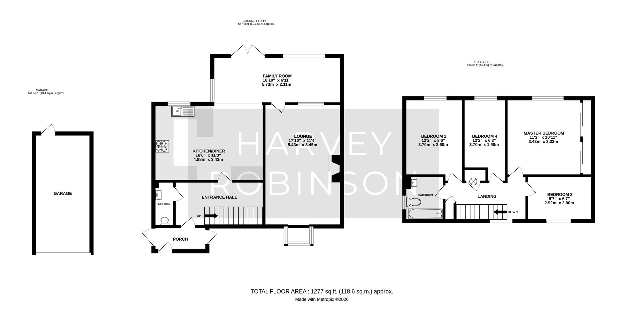 7 Second Avenue, Huntingdon floorplan