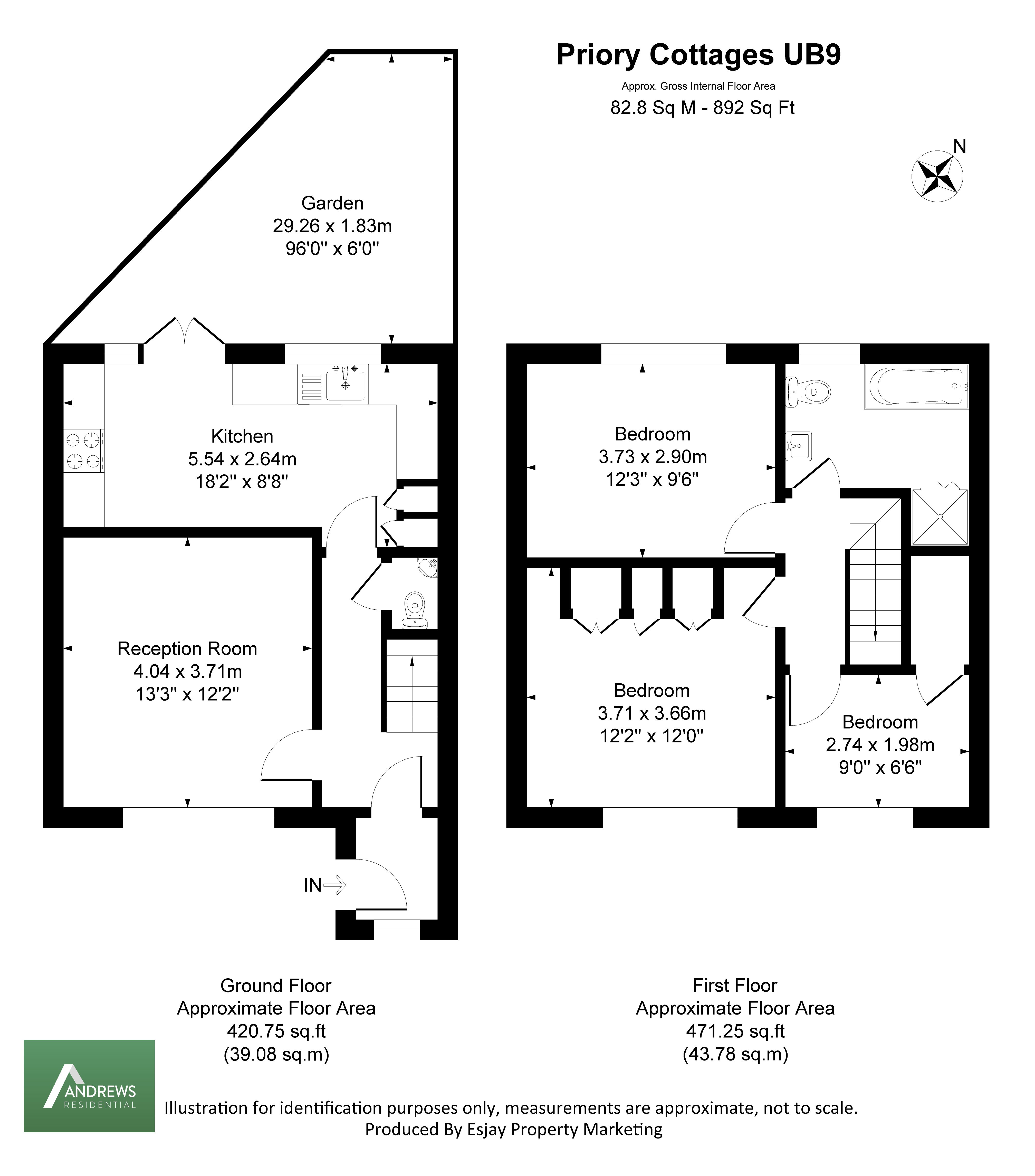 5a Priory Cottages, Moorhall Road, Uxbridge floorplan