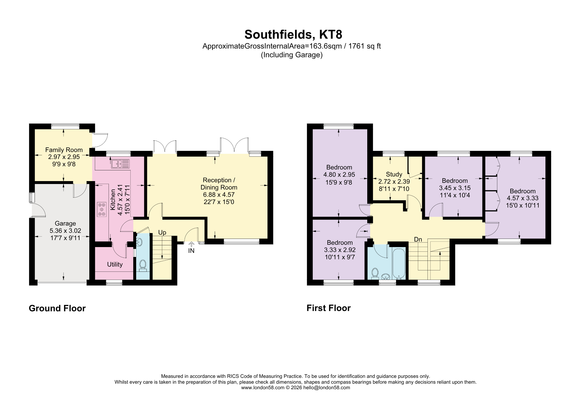 48, Southfields, East Molesey floorplan