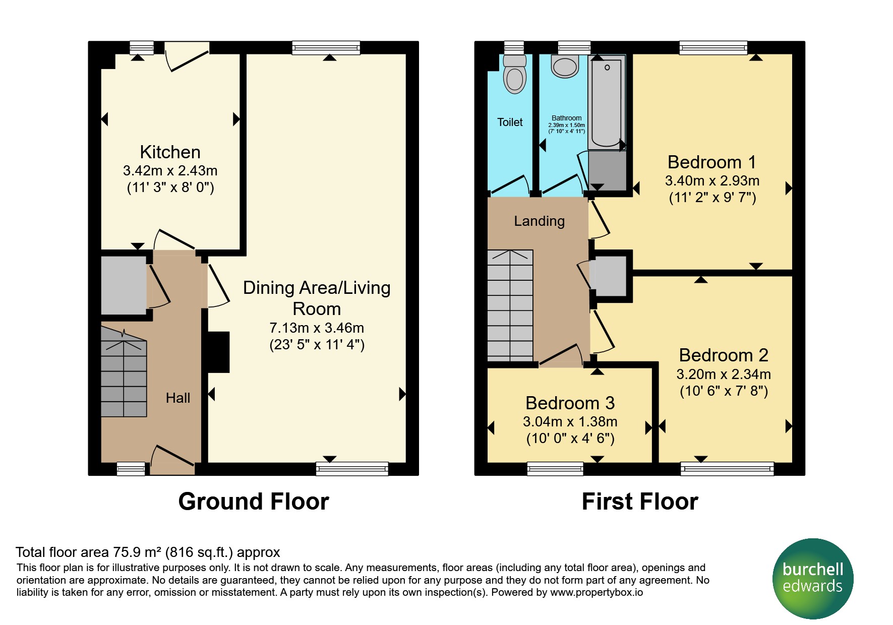 175, Bailey Brook Crescent, Nottingham floorplan