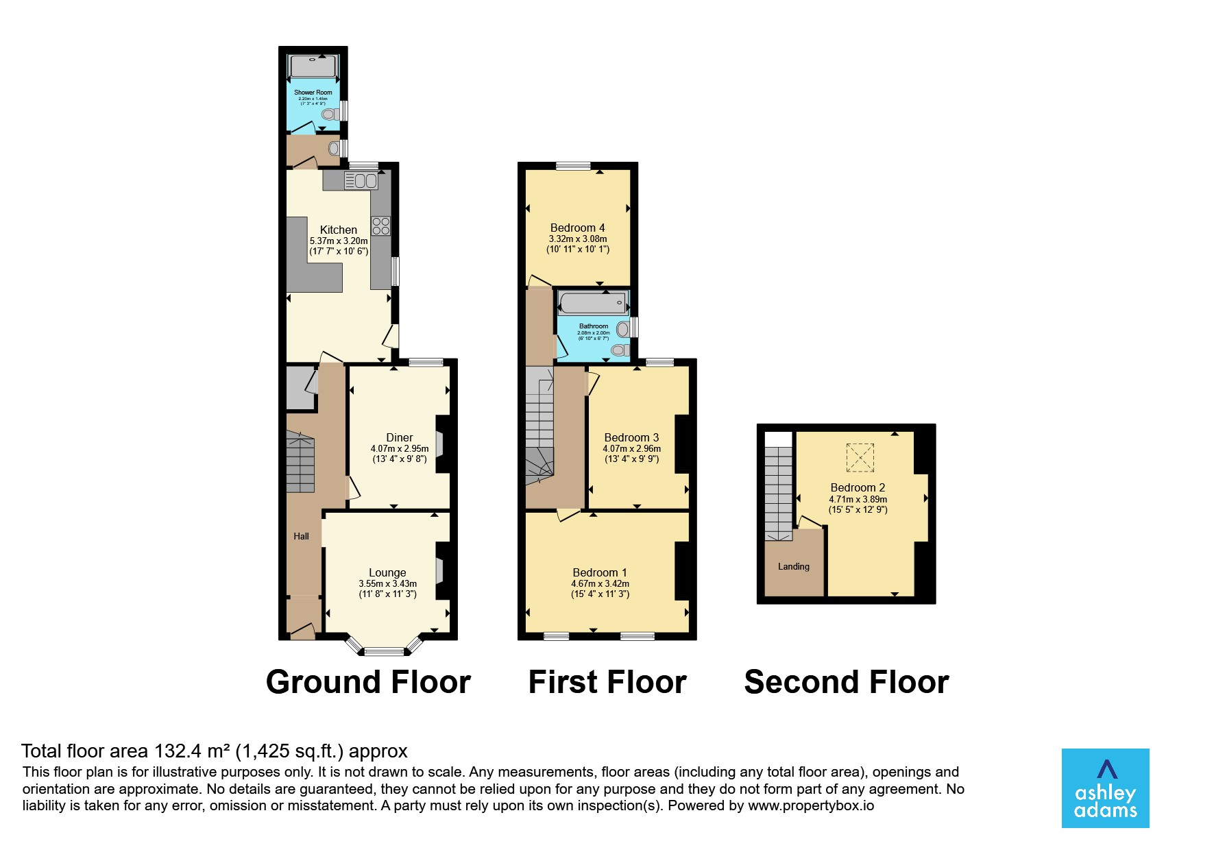 211, Upper Dale Road, Derby floorplan