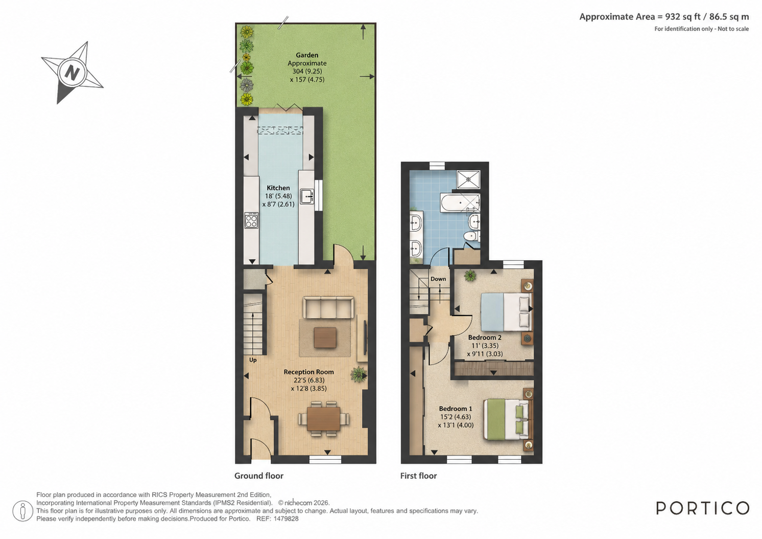 36, Quilter Street, London floorplan