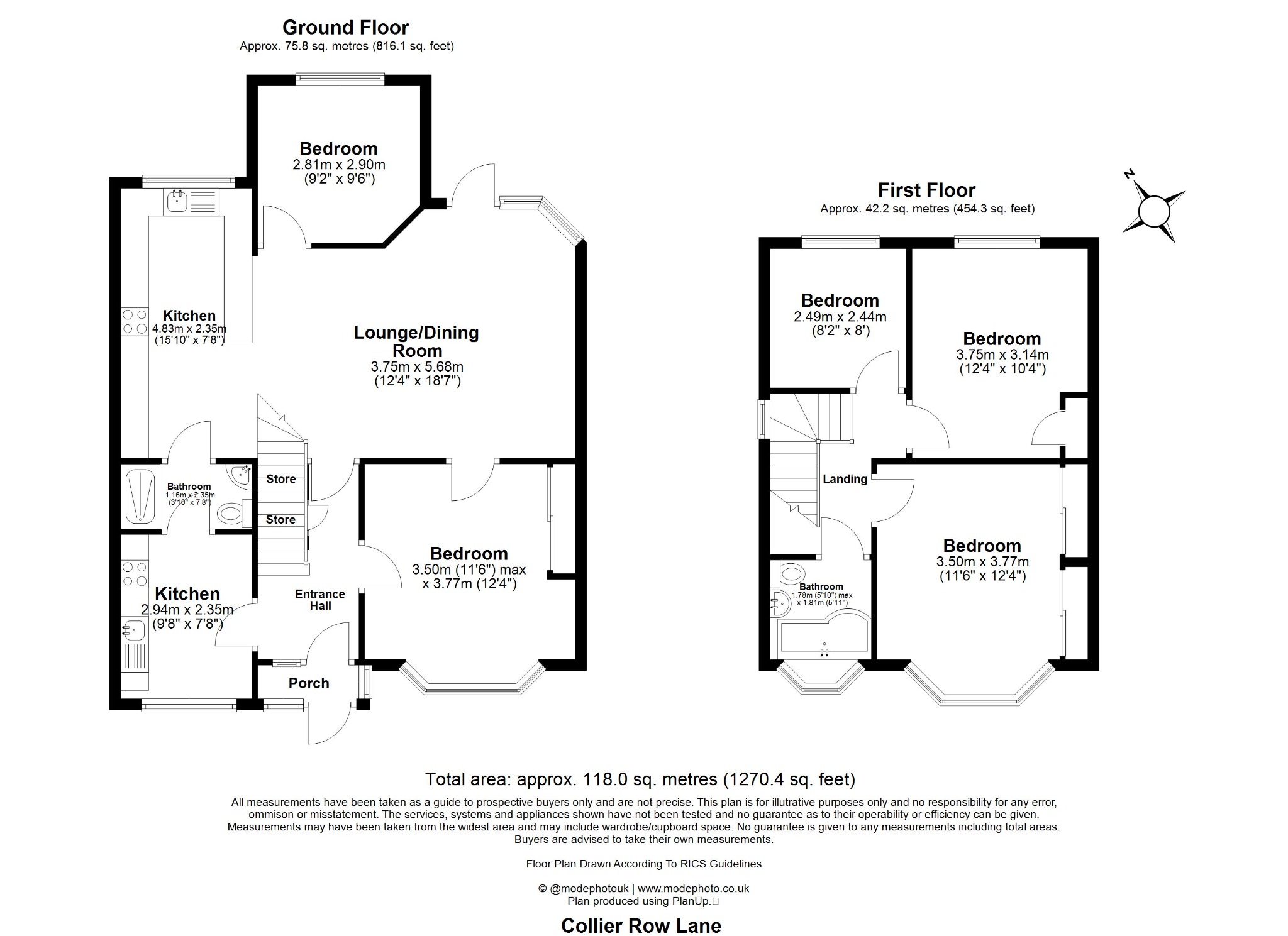 26, Collier Row Lane, Romford floorplan