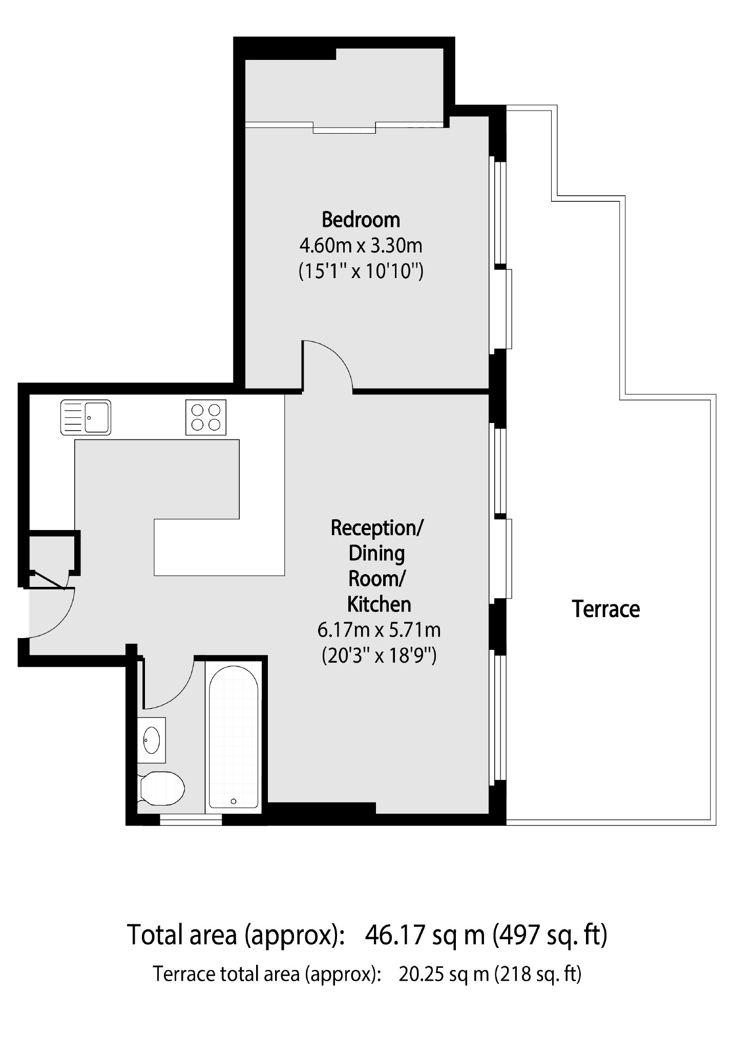 Broadhurst Gardens, London floorplan
