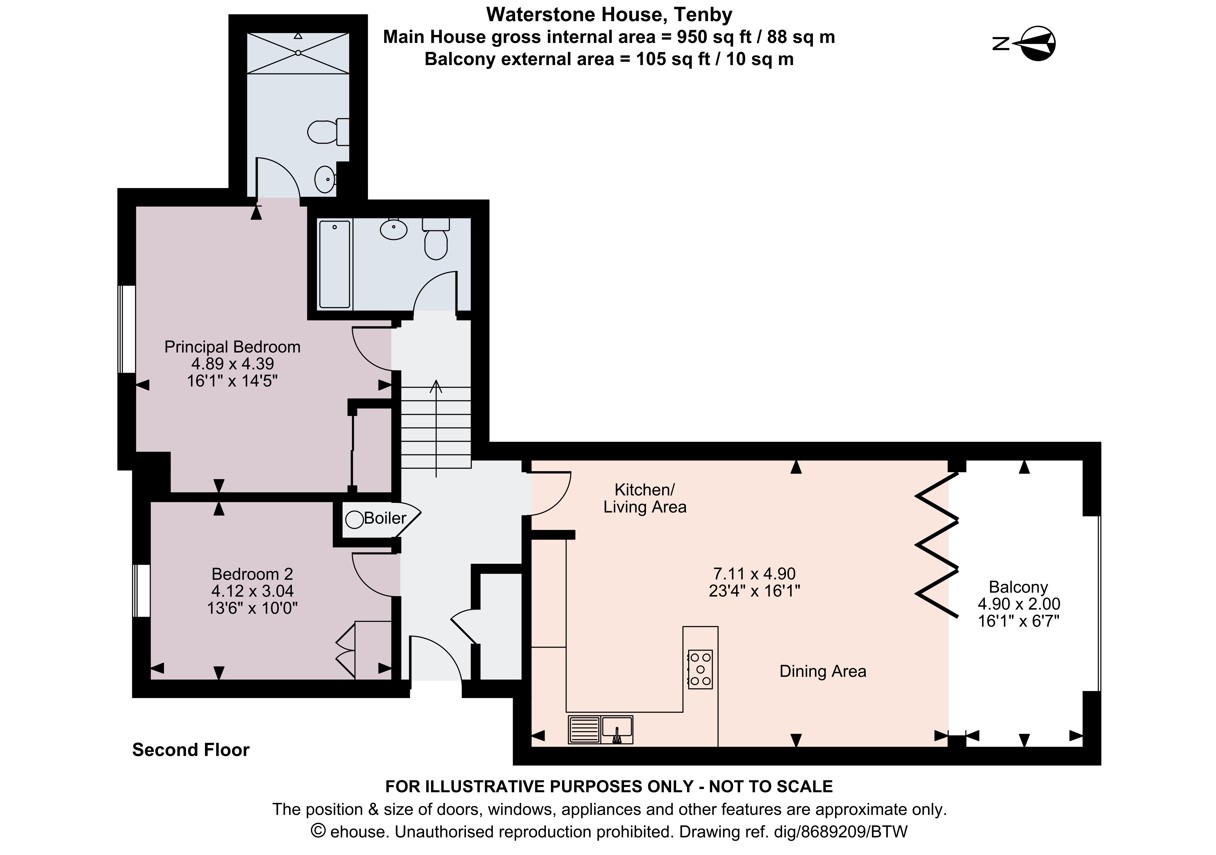 Apartment 10, Waterstone House,, Battery Road, Pembrokeshire floorplan