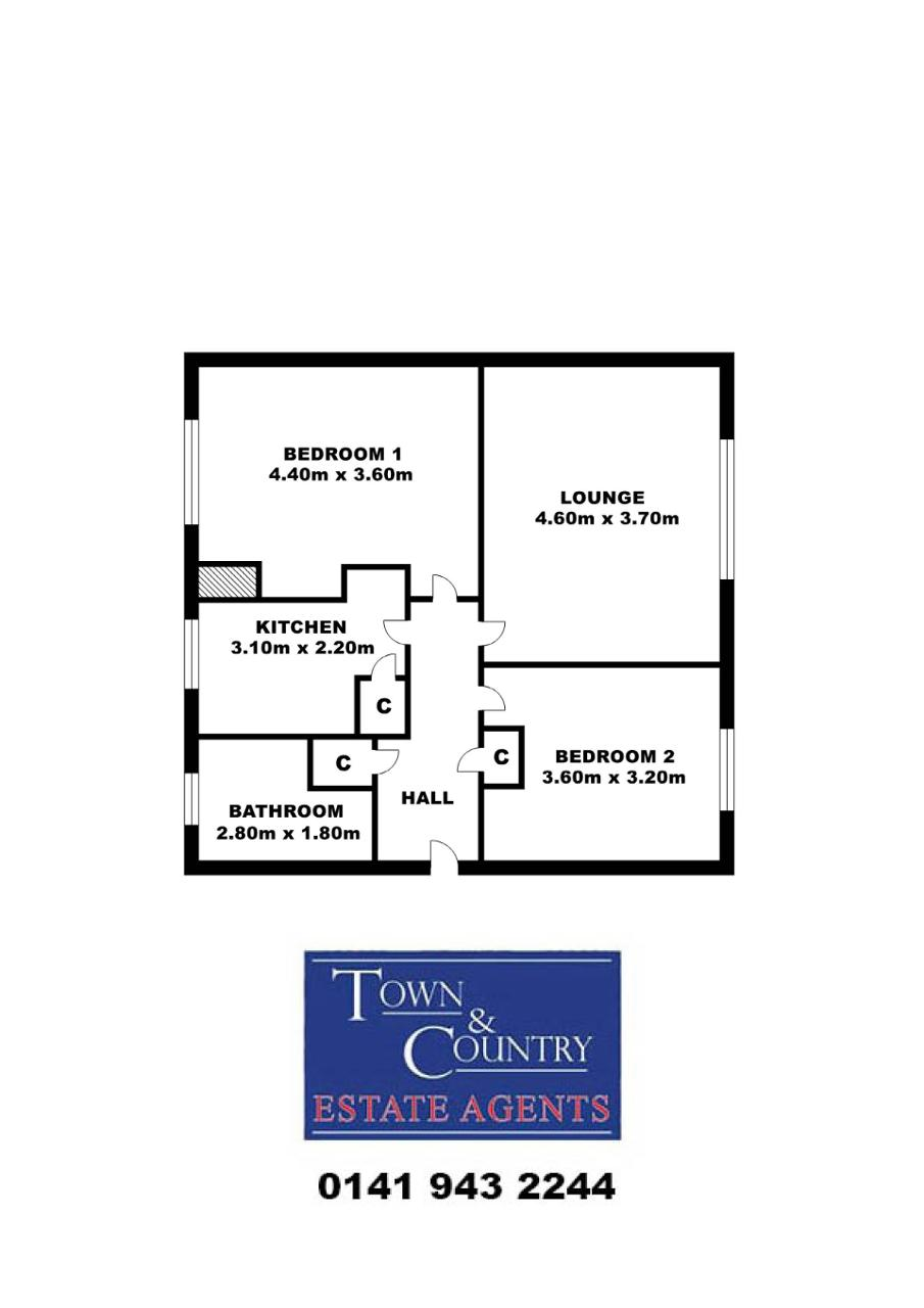10, Howgate Avenue, Drumchapel floorplan