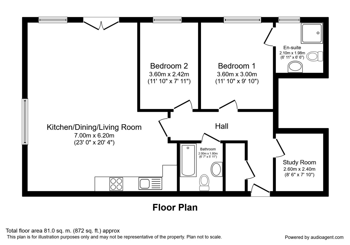 The Square Seller Street, Chester floorplan