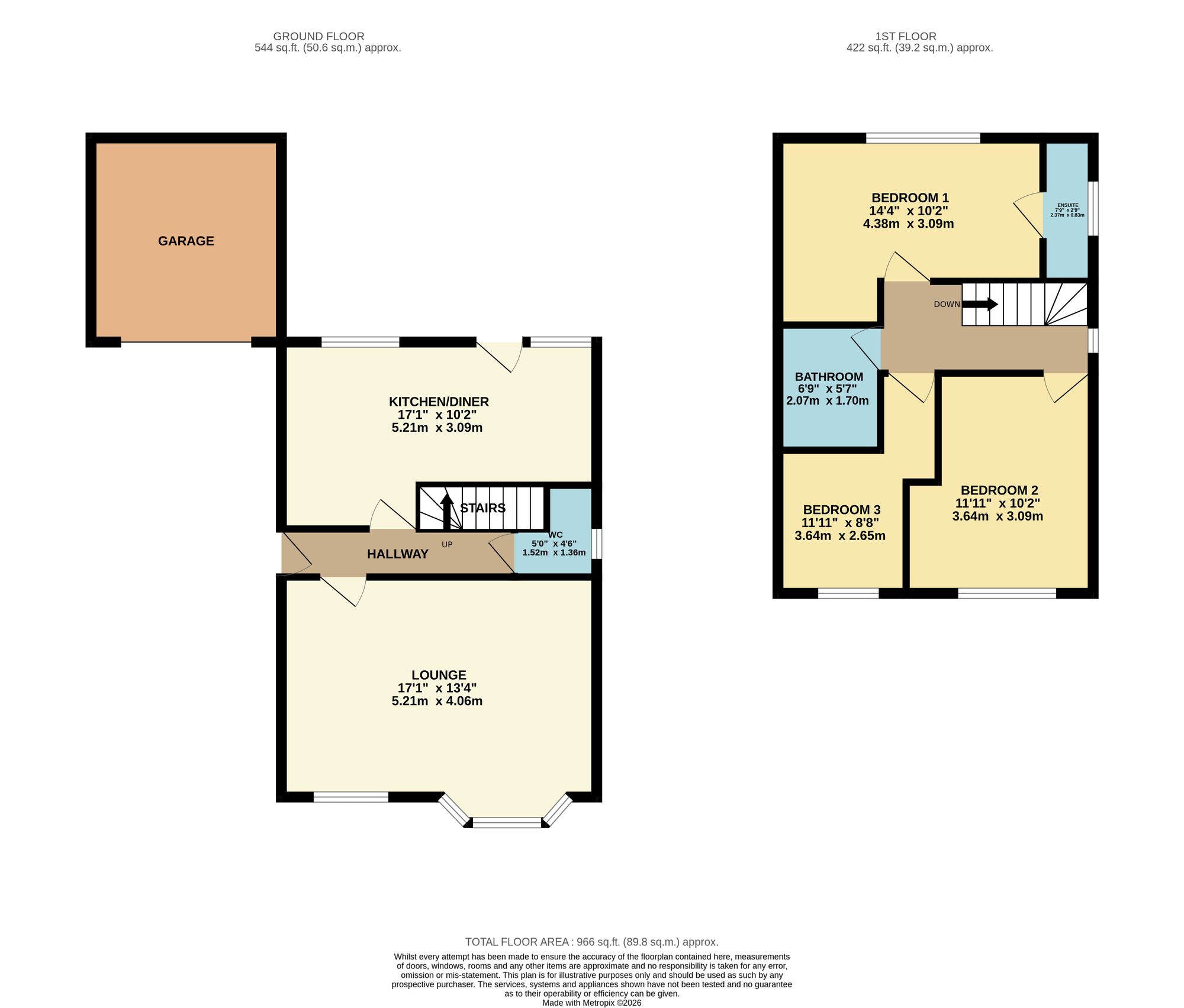 12 Hayling Close, Bury floorplan