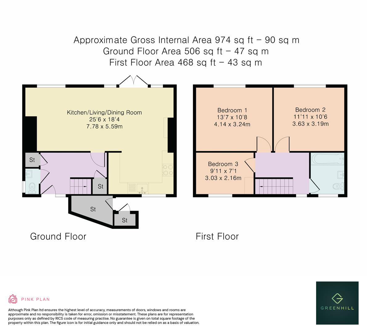 20, Glebe Cottages, Hatfield floorplan