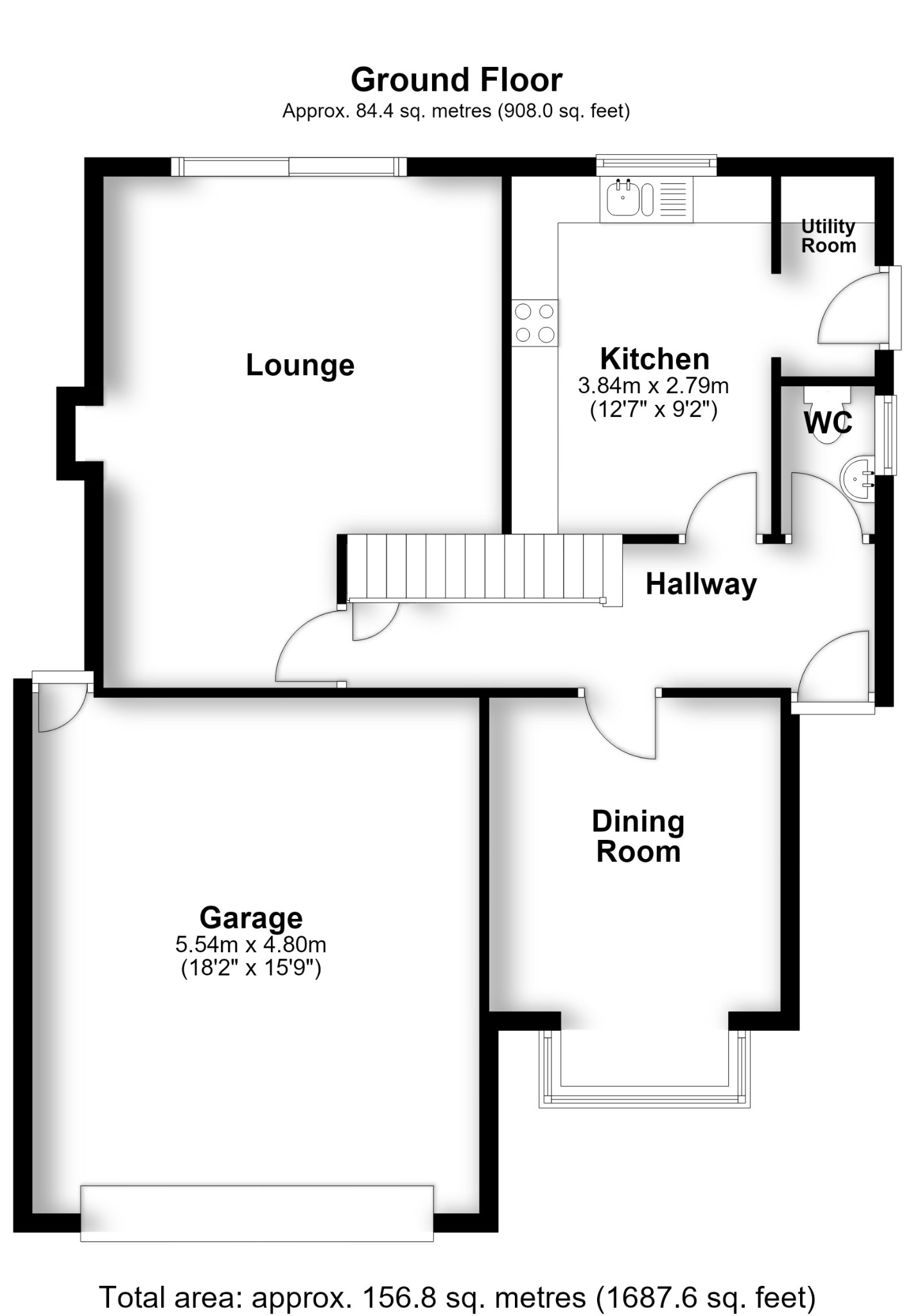 67 High Oaks Close, Locks Heath, Southampton floorplan