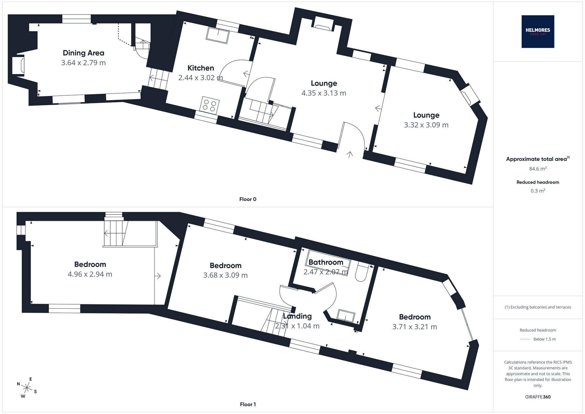 Clovelly Cottage, Crediton floorplan