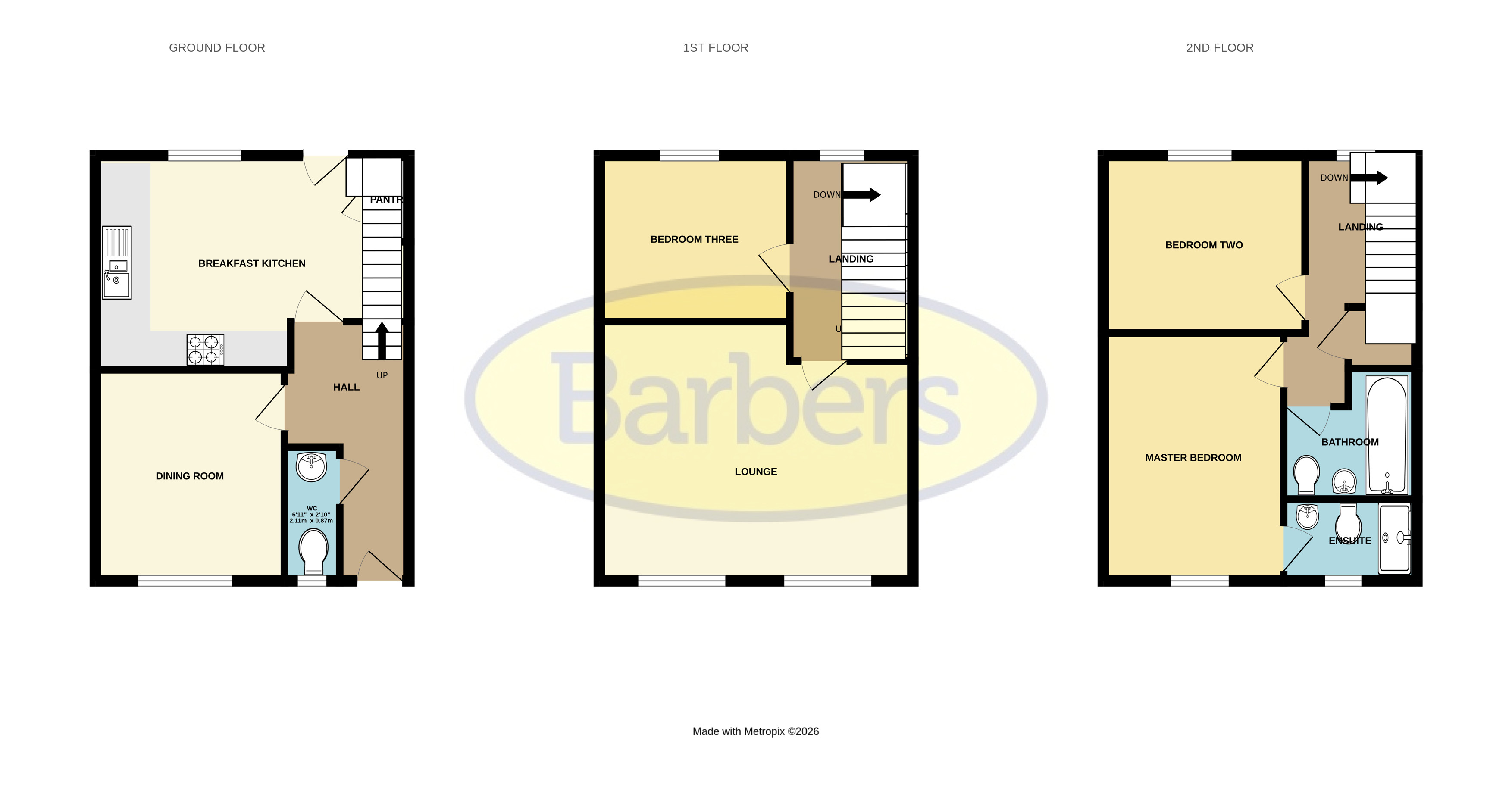41, Gatcombe Way, Telford floorplan