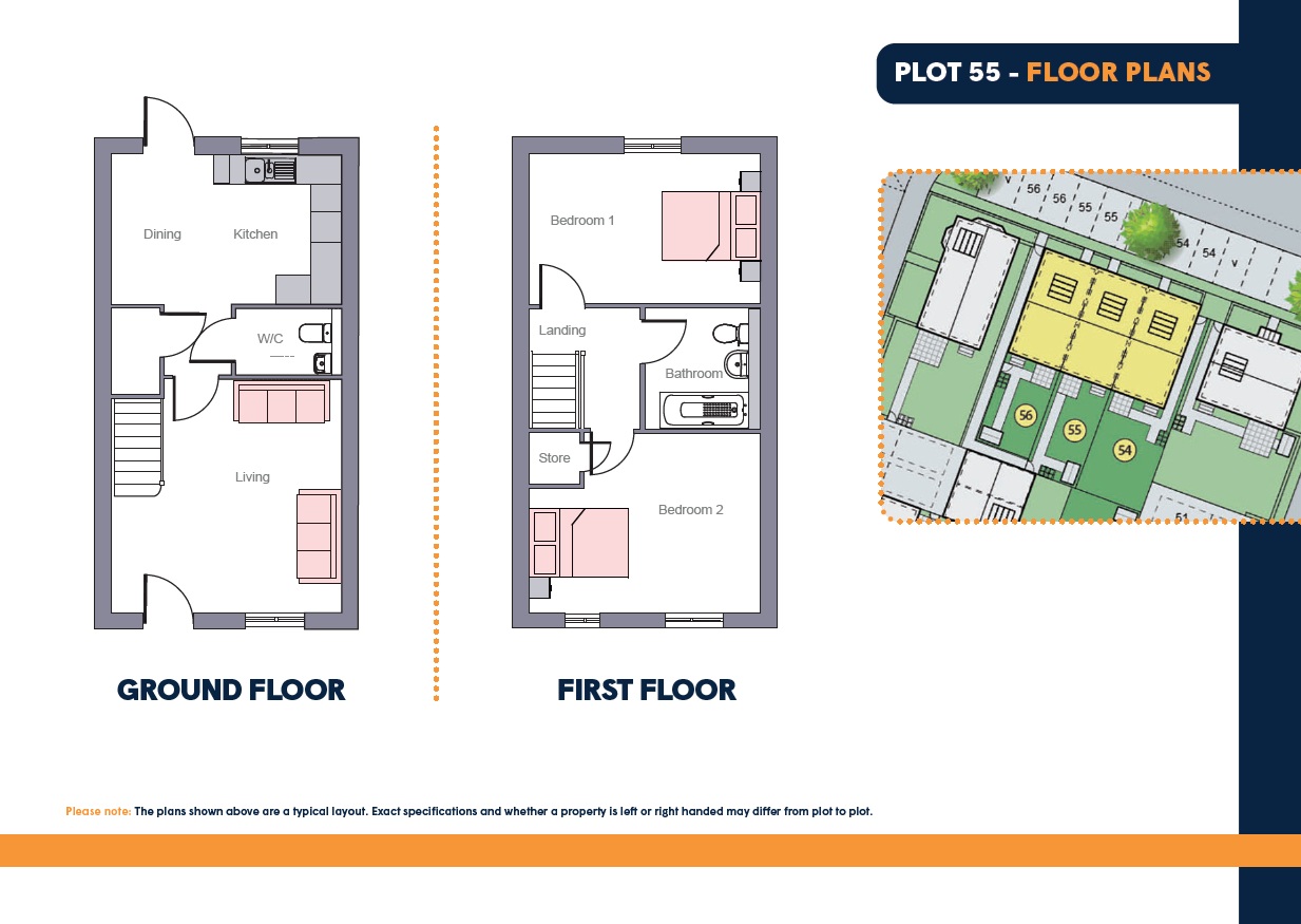 Plot 55, Warmwell Rise, 21, Stabler Way, Dorchester floorplan