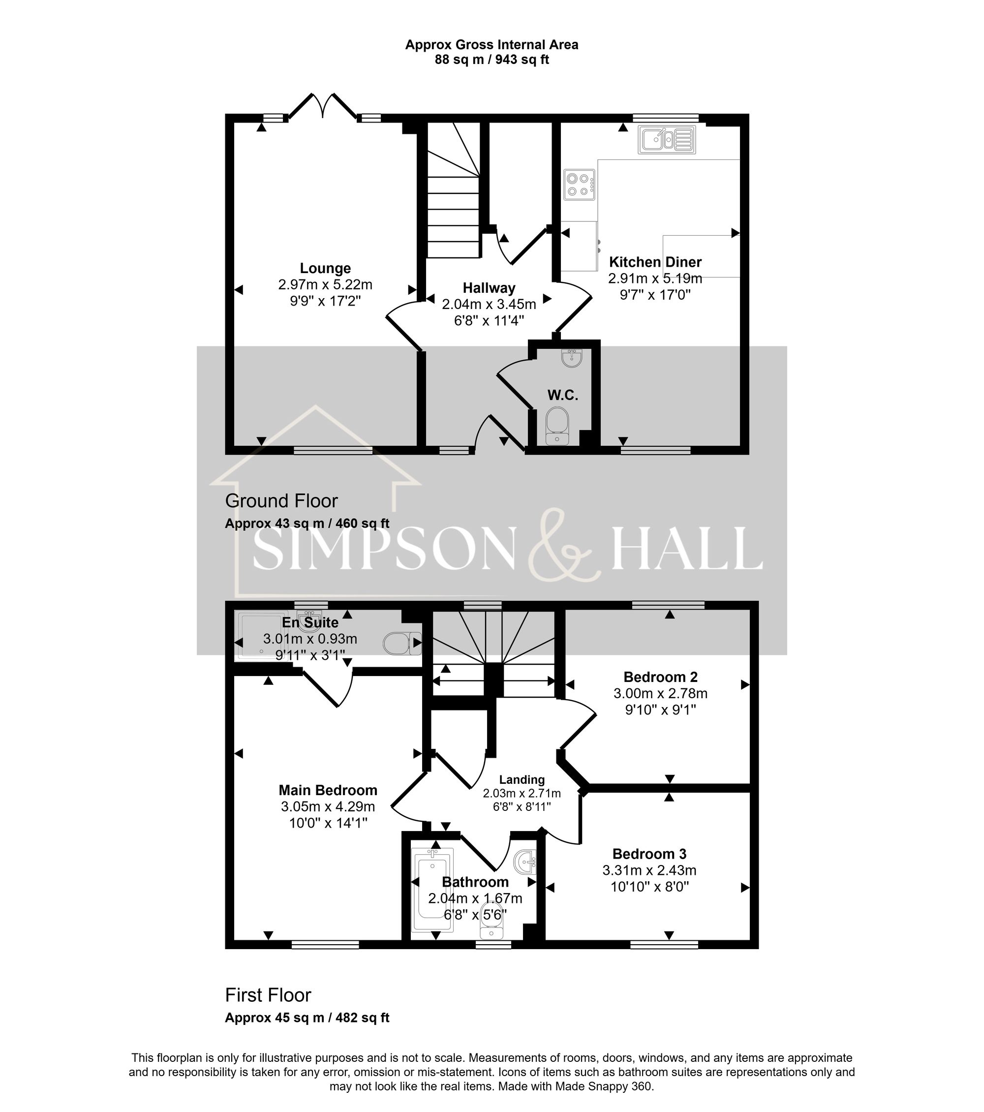 3 John Haselden Crescent, Ashford floorplan