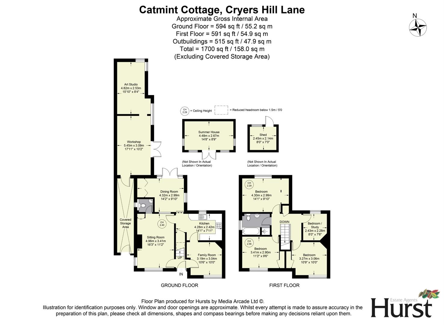 Catmint Cottage,, Cryers Hill Lane, Cryers Hill floorplan