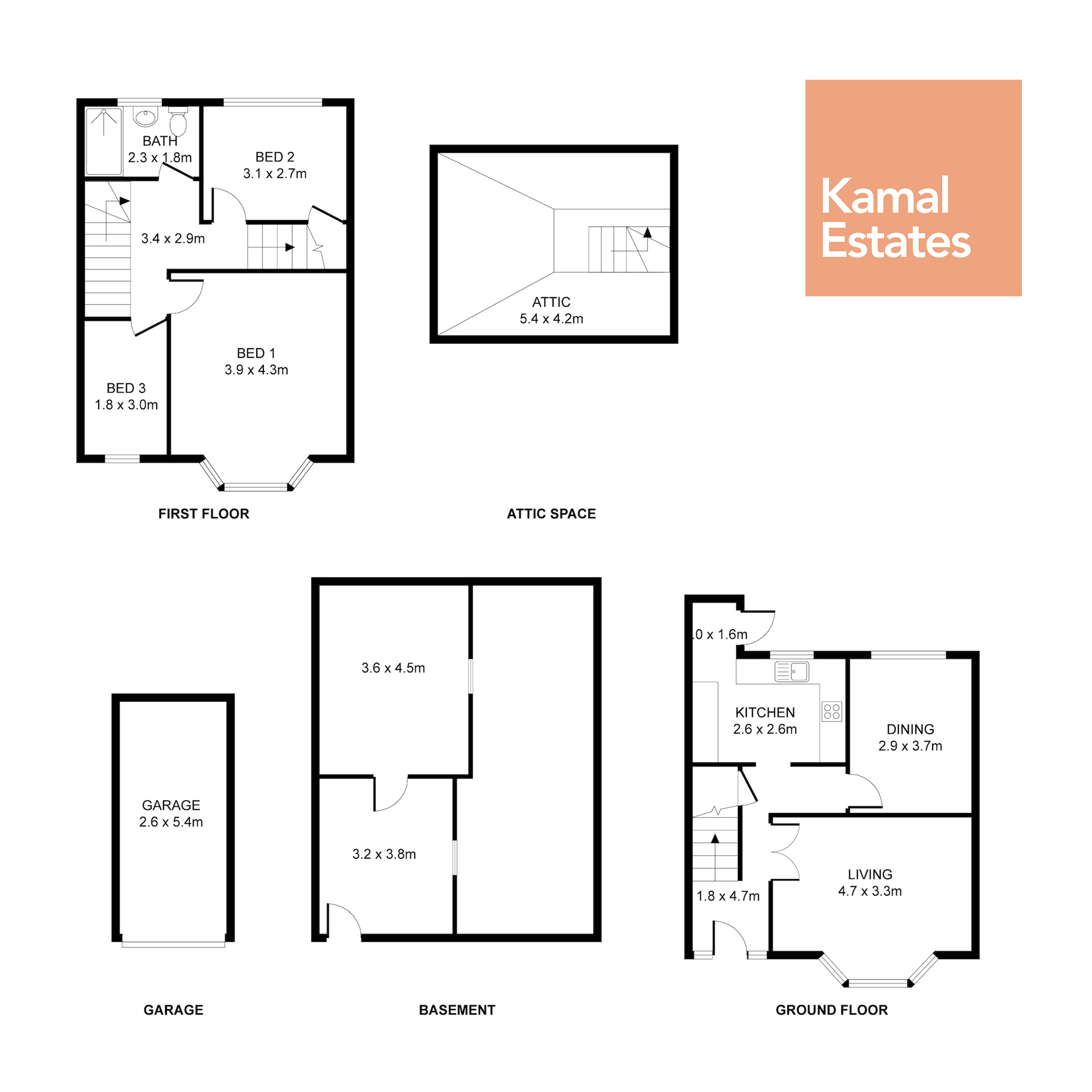 4, Dumgoyne Road, Glasgow floorplan