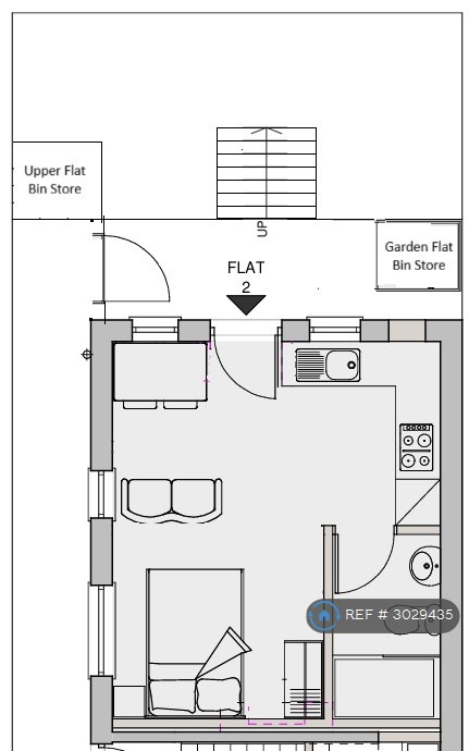 Garden Flat, Vectis House Avenue Road, Freshwater floorplan