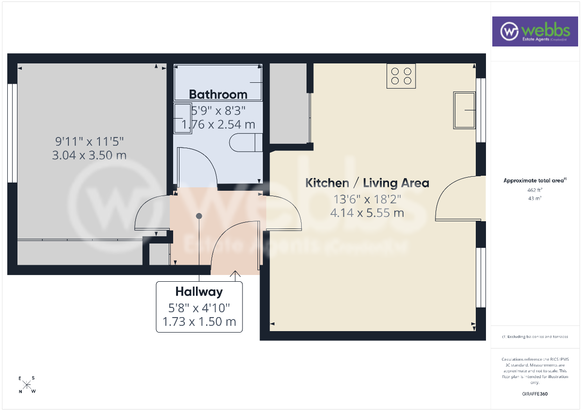 108 Woodpecker Mount, Forestdale, Croydon floorplan