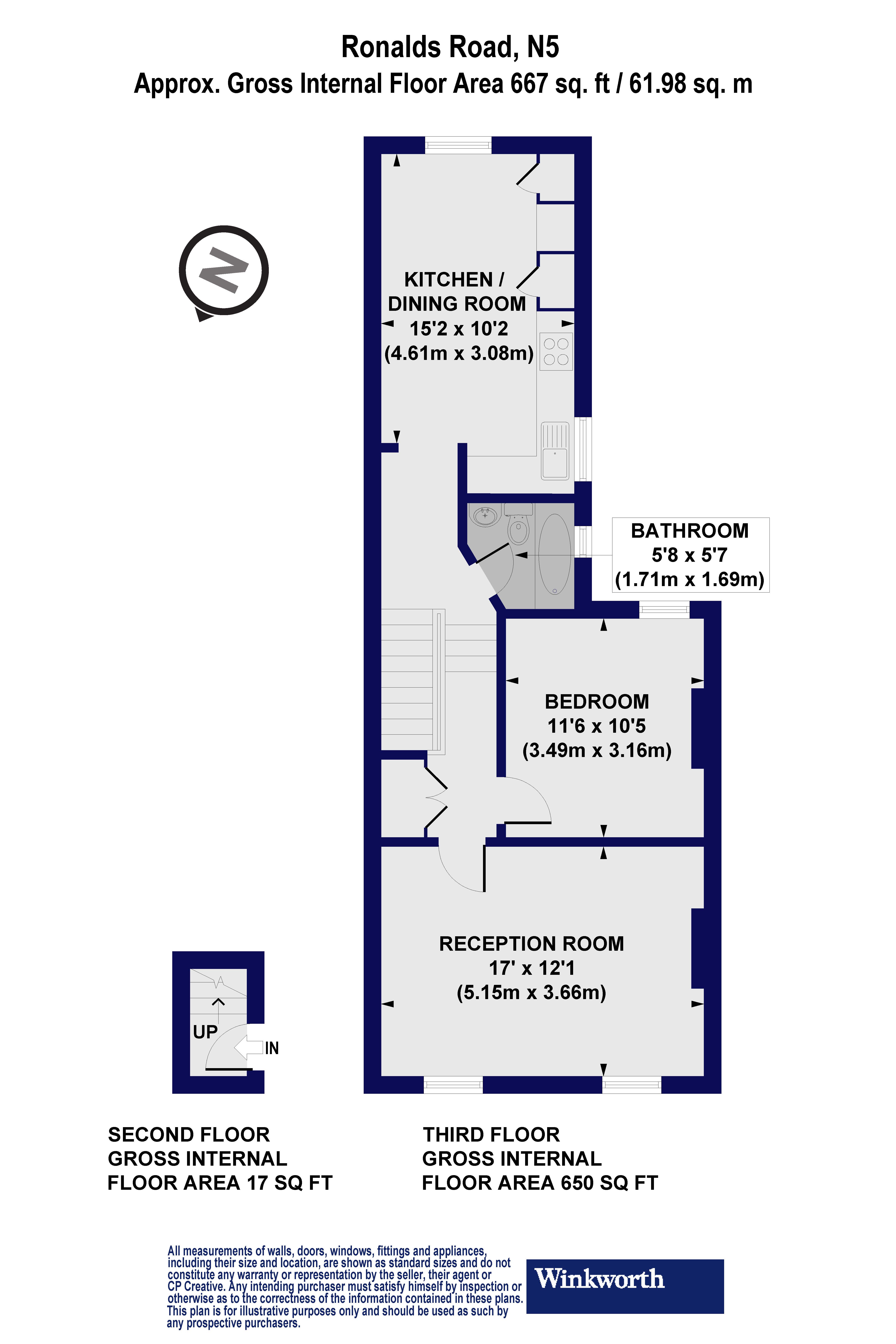Ronalds Road, London floorplan
