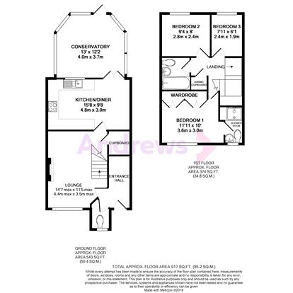 3 Bedrooms Semi-detached house to rent in Whitefields Road, Bishops Cleeve GL52