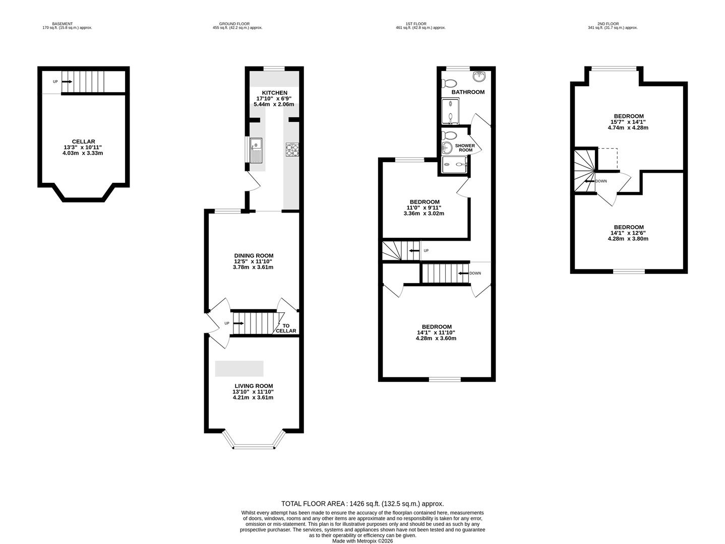 11, Cemetery Avenue, Ecclesall Road floorplan