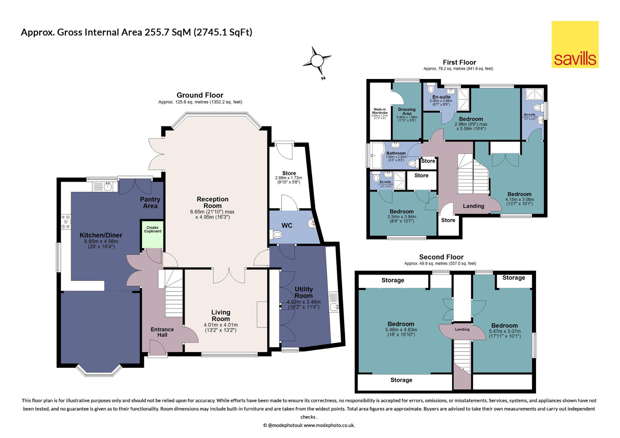 32, Headley Chase, Brentwood floorplan