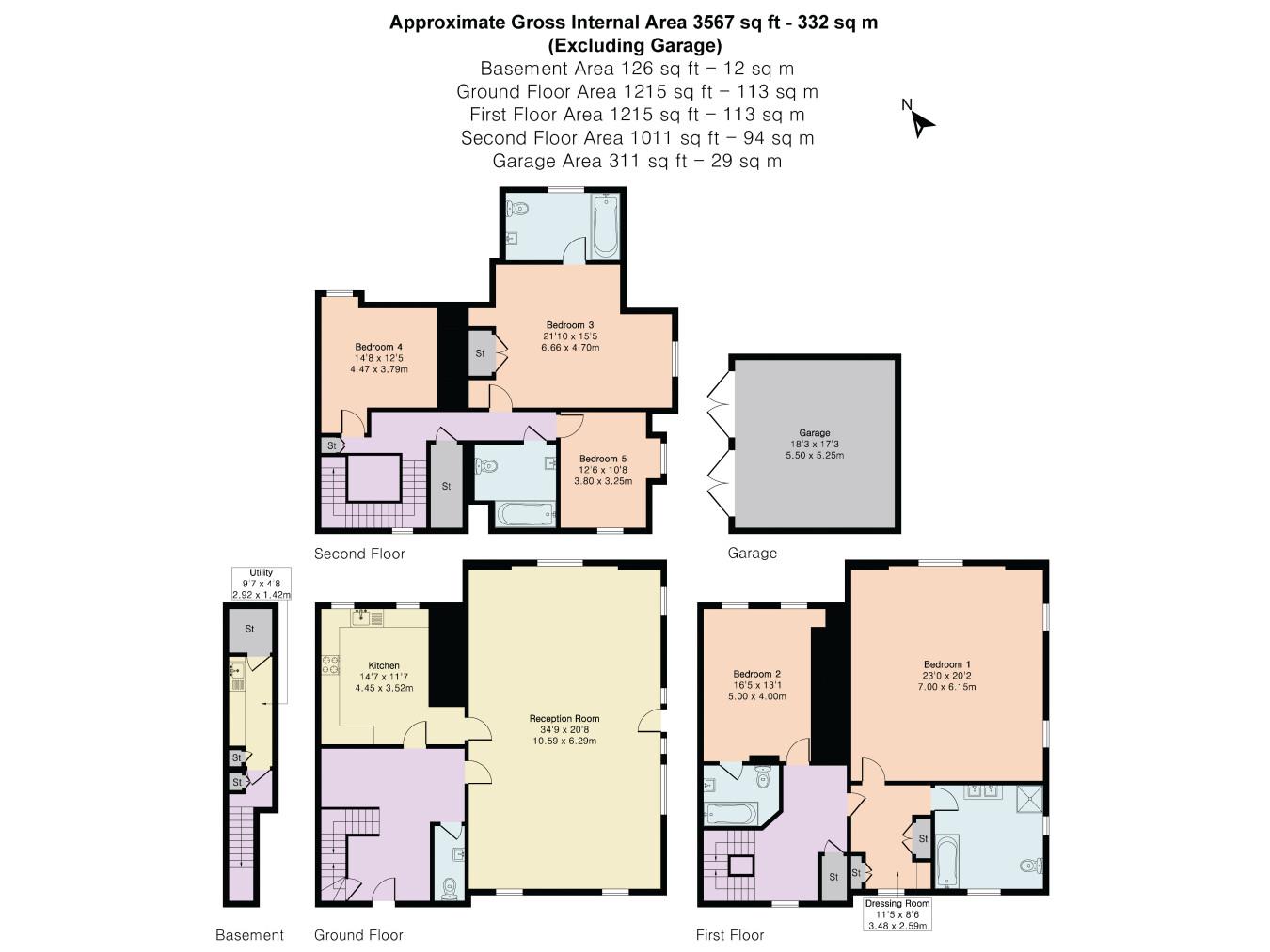 Cobbett Hill Road, Guildford floorplan