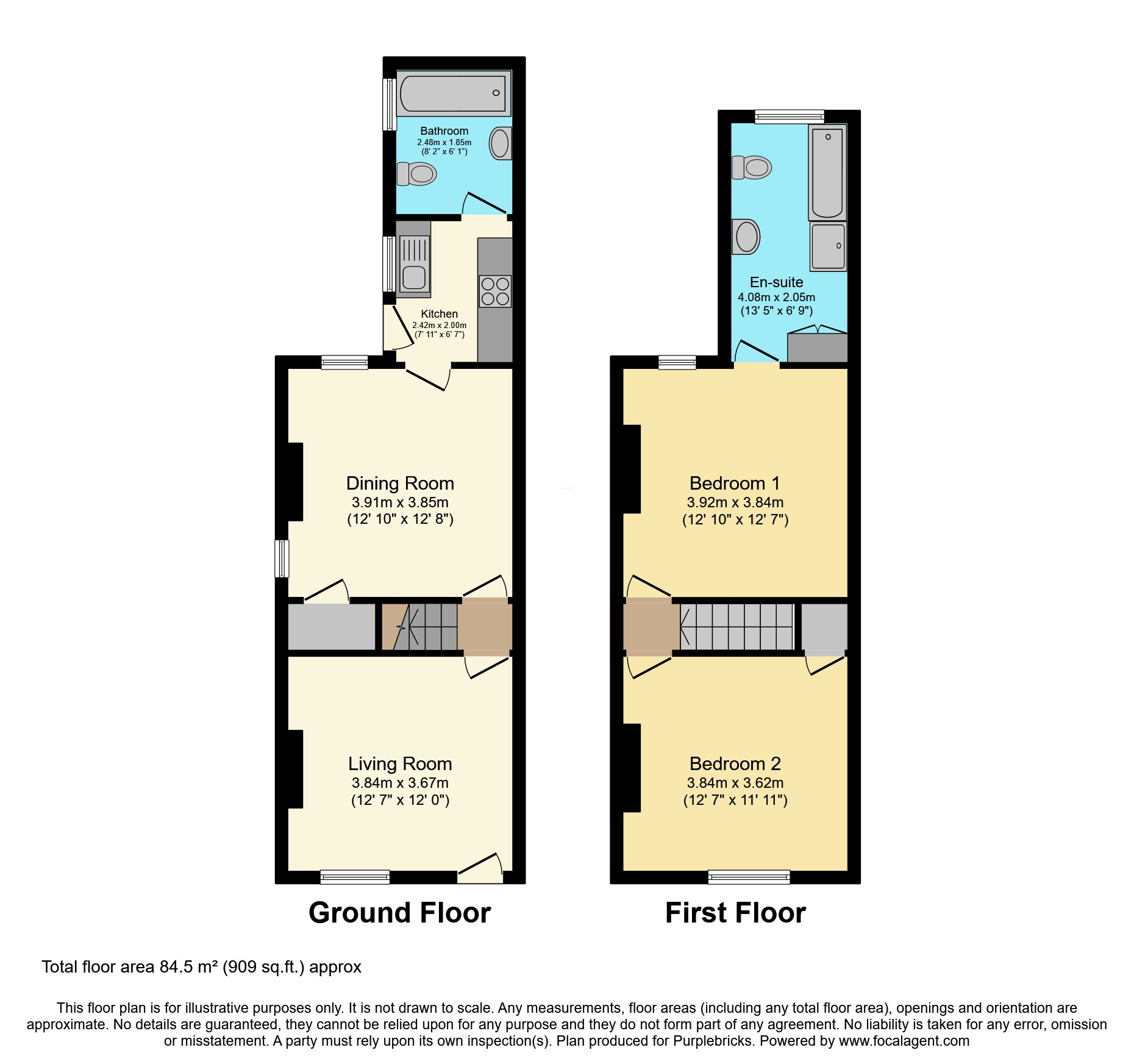 53, Church Lane, Sheffield floorplan