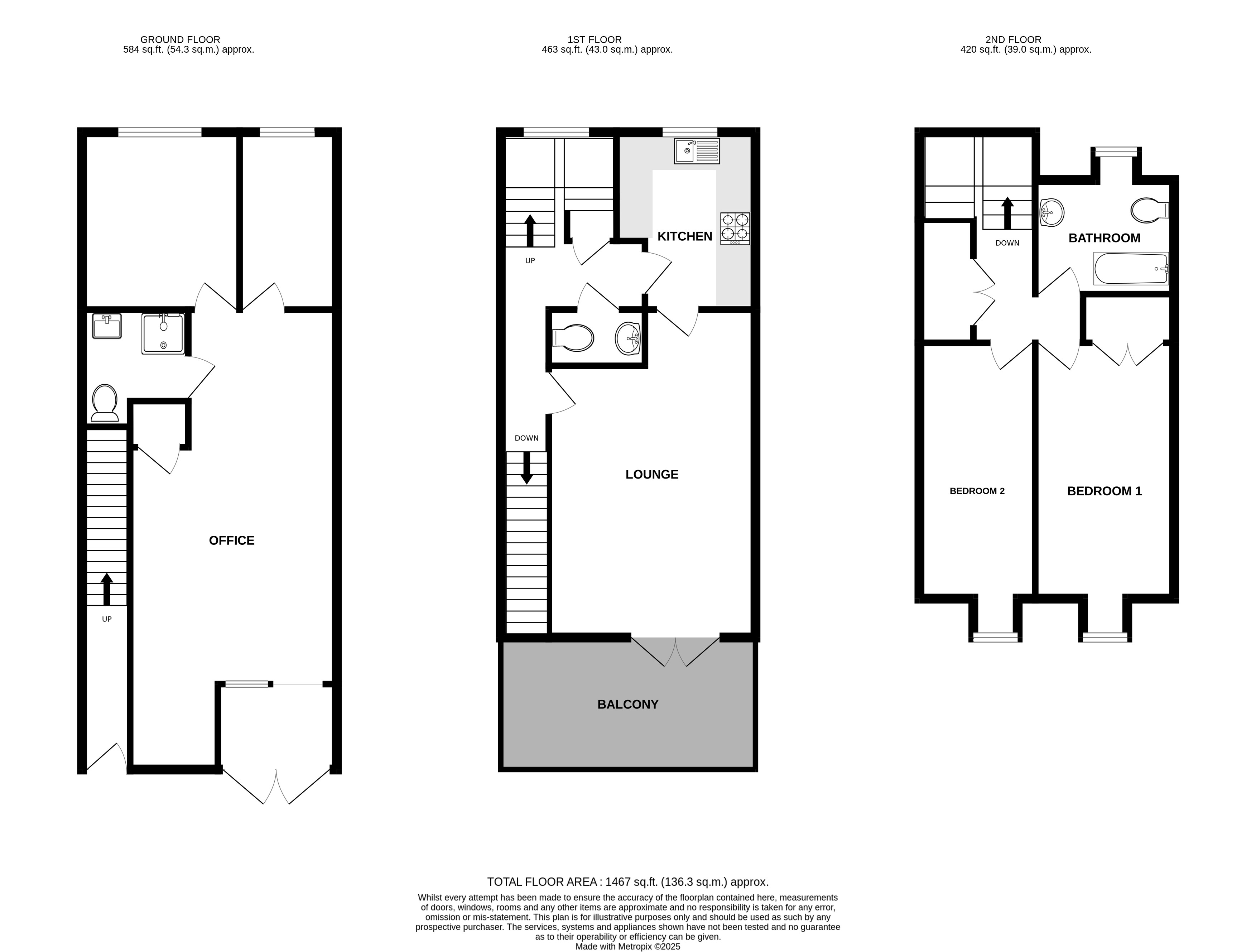 8, Linden Square, Uxbridge floorplan