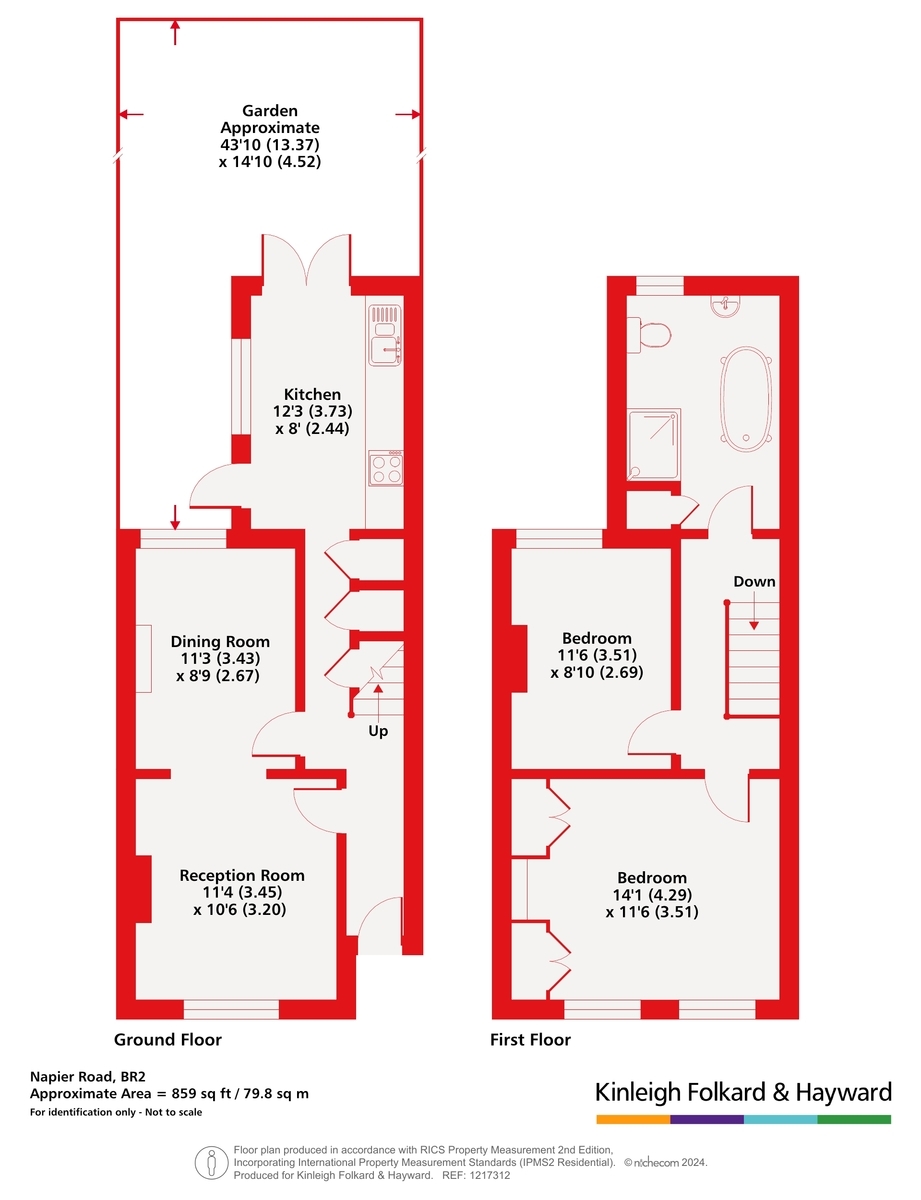 35, Napier Road, Bromley floorplan