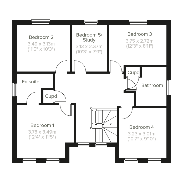 "The Edlingham" at Sheppey Way, Haybridge, Wells BA5, 5 bedroom