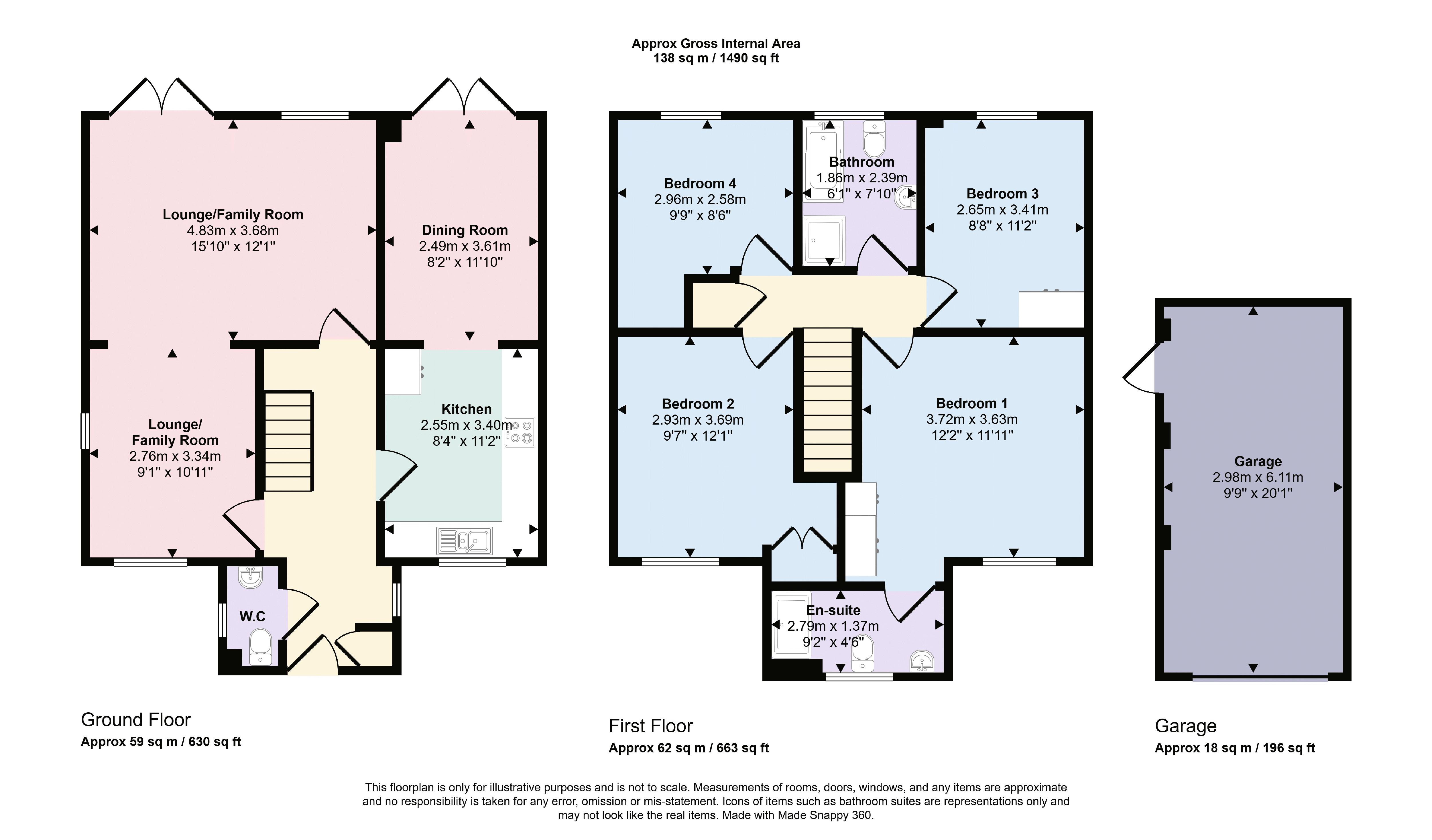 14, Hutton Close, Trowbridge floorplan