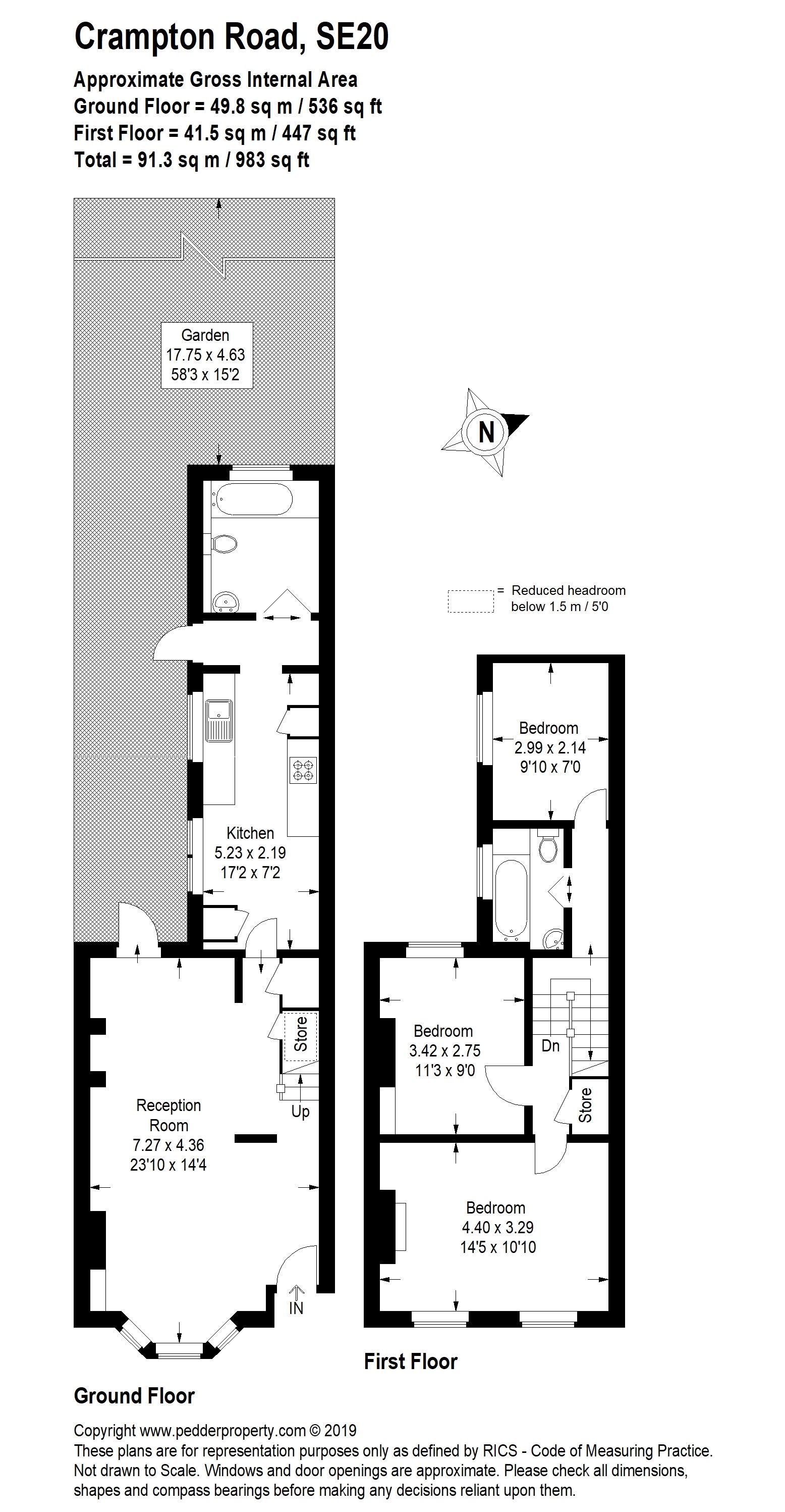 3 Bedrooms Terraced house for sale in Crampton Road, Penge SE20
