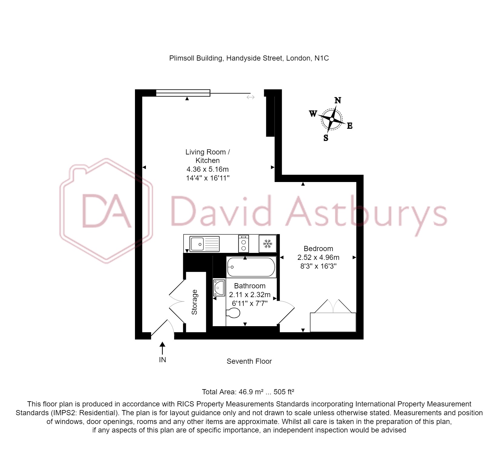 Handyside Street, Kings Cross floorplan
